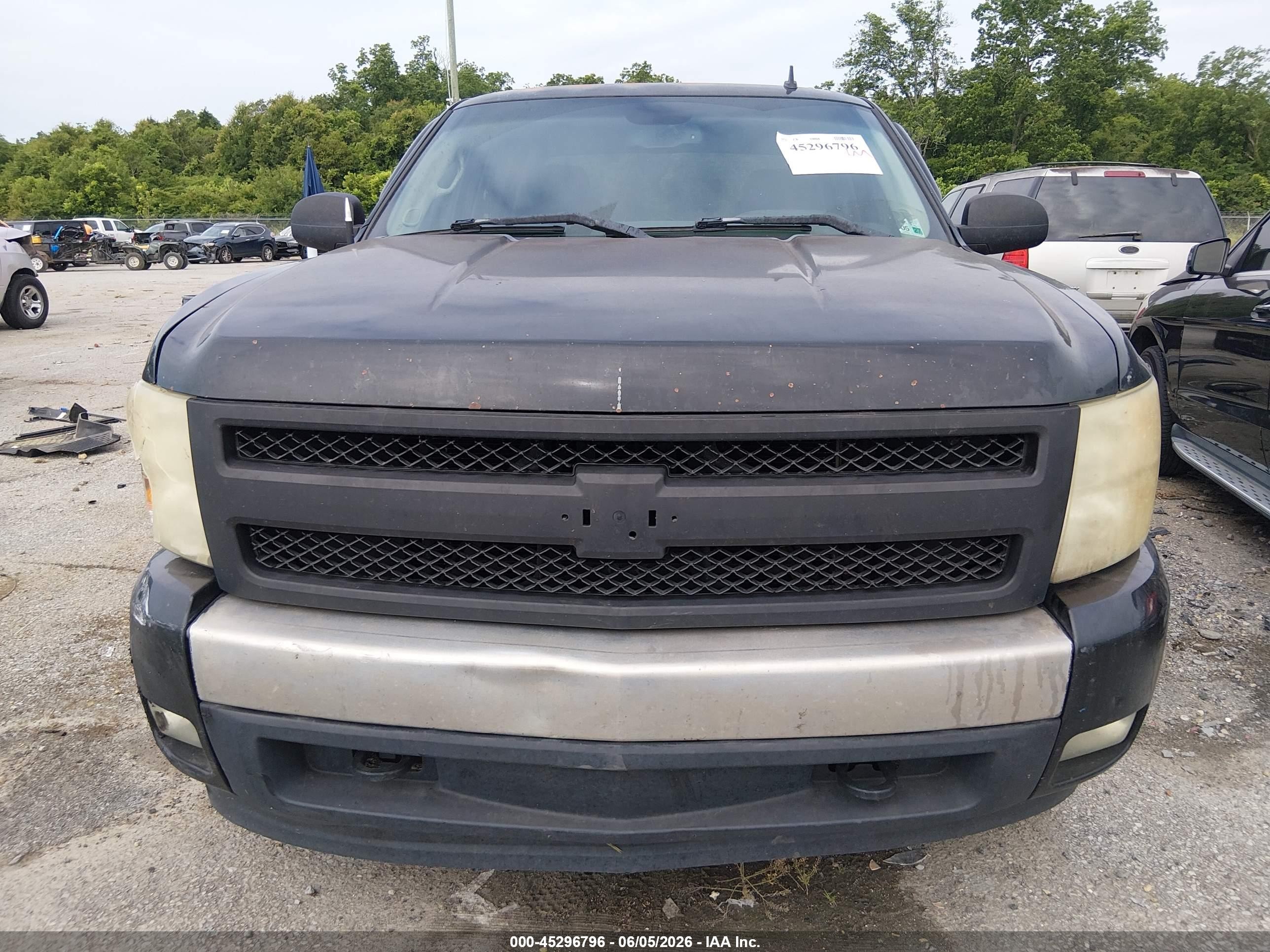 2008 Chevrolet Silverado 1500 Lt1 Black vin: 2GCEC13J181280910