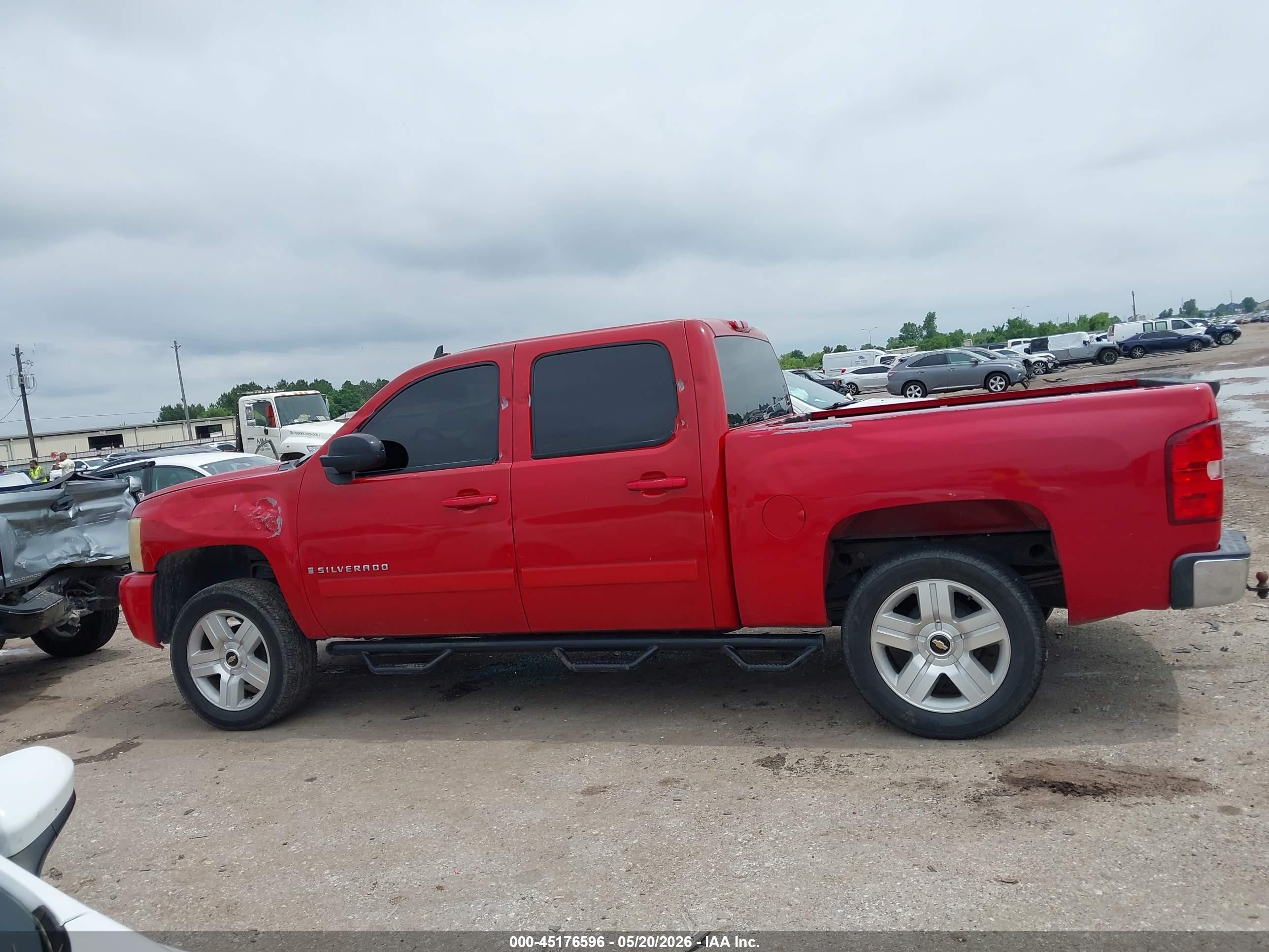 2008 Chevrolet Silverado 1500 Lt2 Red vin: 2GCEC13J181326560
