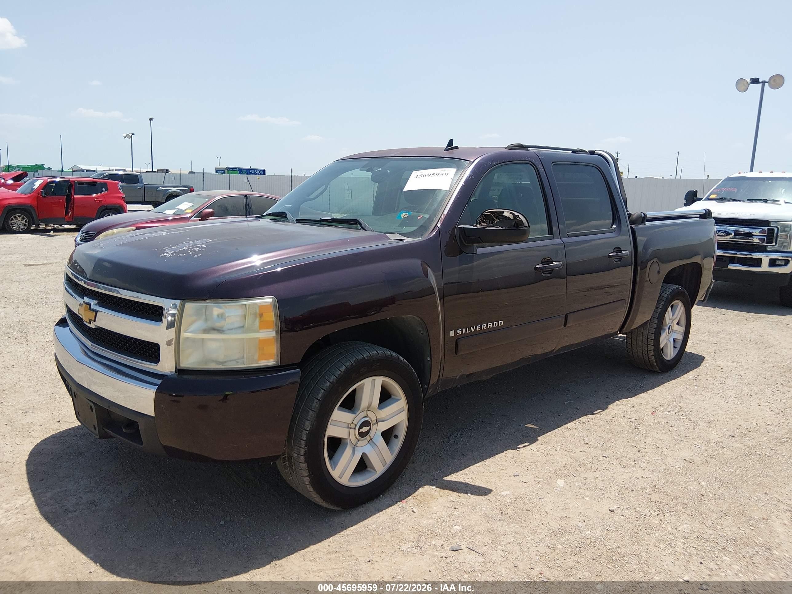 2008 Chevrolet Silverado 1500 Lt1 Темно-бордовый vin: 2GCEC13J281135763