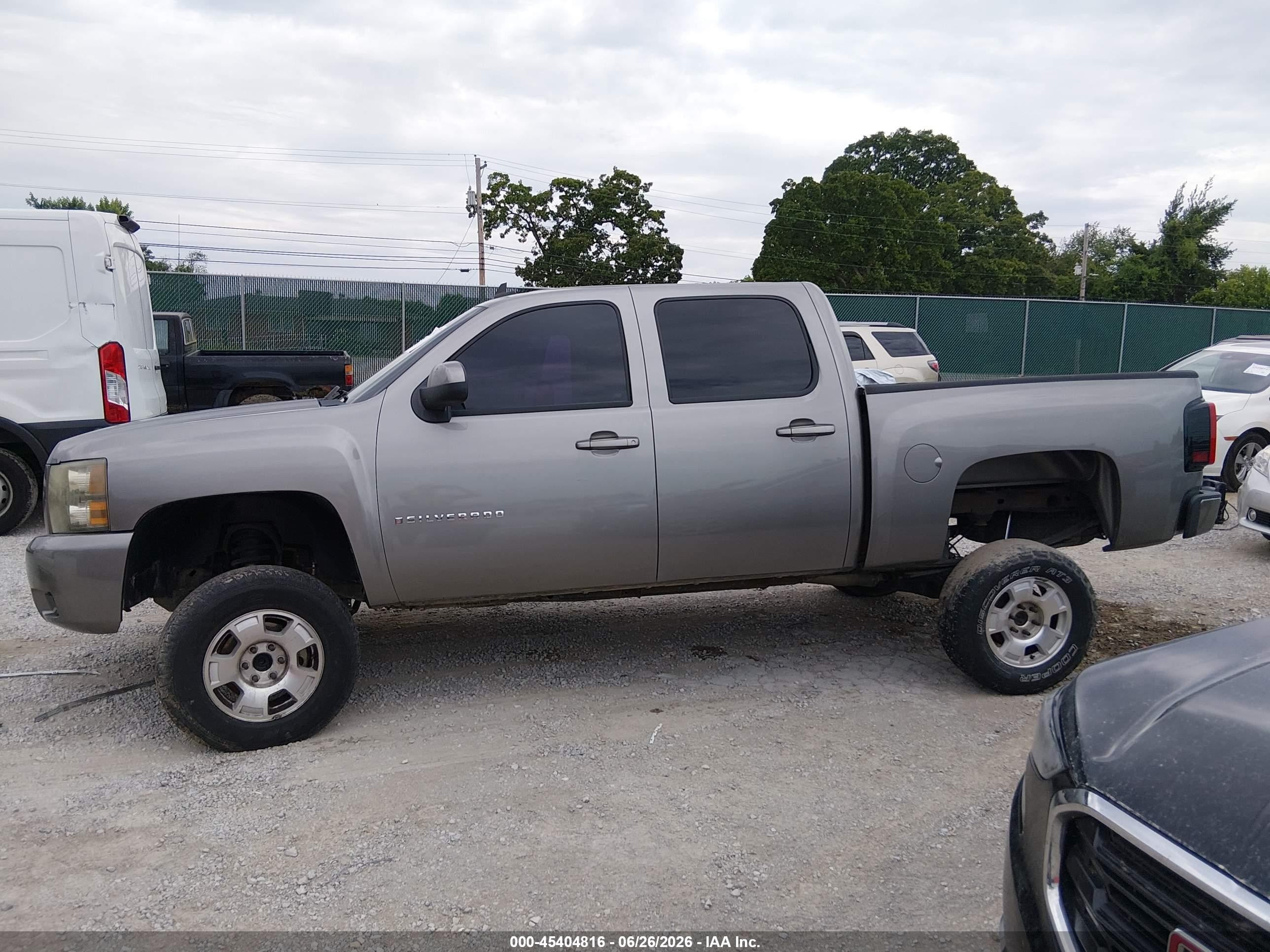 2008 Chevrolet Silverado 1500 Lt2 Серый vin: 2GCEC13J281189841