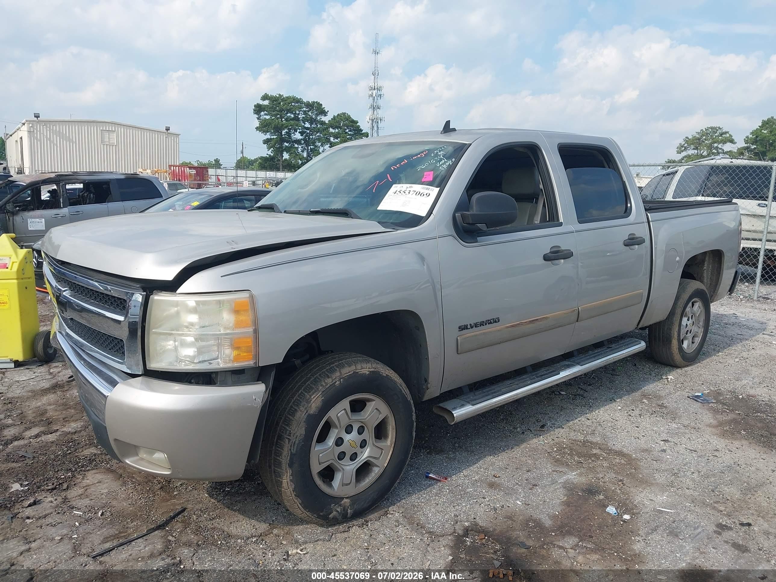 2007 Chevrolet Silverado 1500 Lt1 Silver vin: 2GCEC13J371613722