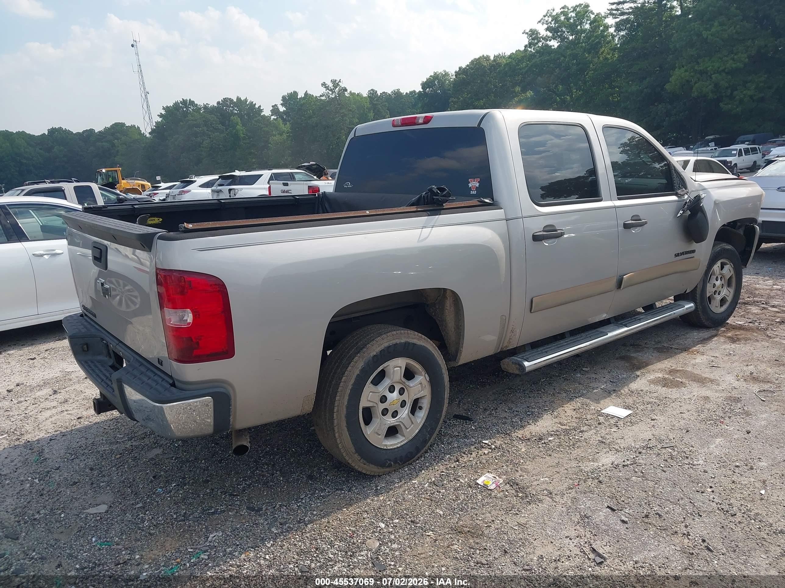2007 Chevrolet Silverado 1500 Lt1 Silver vin: 2GCEC13J371613722