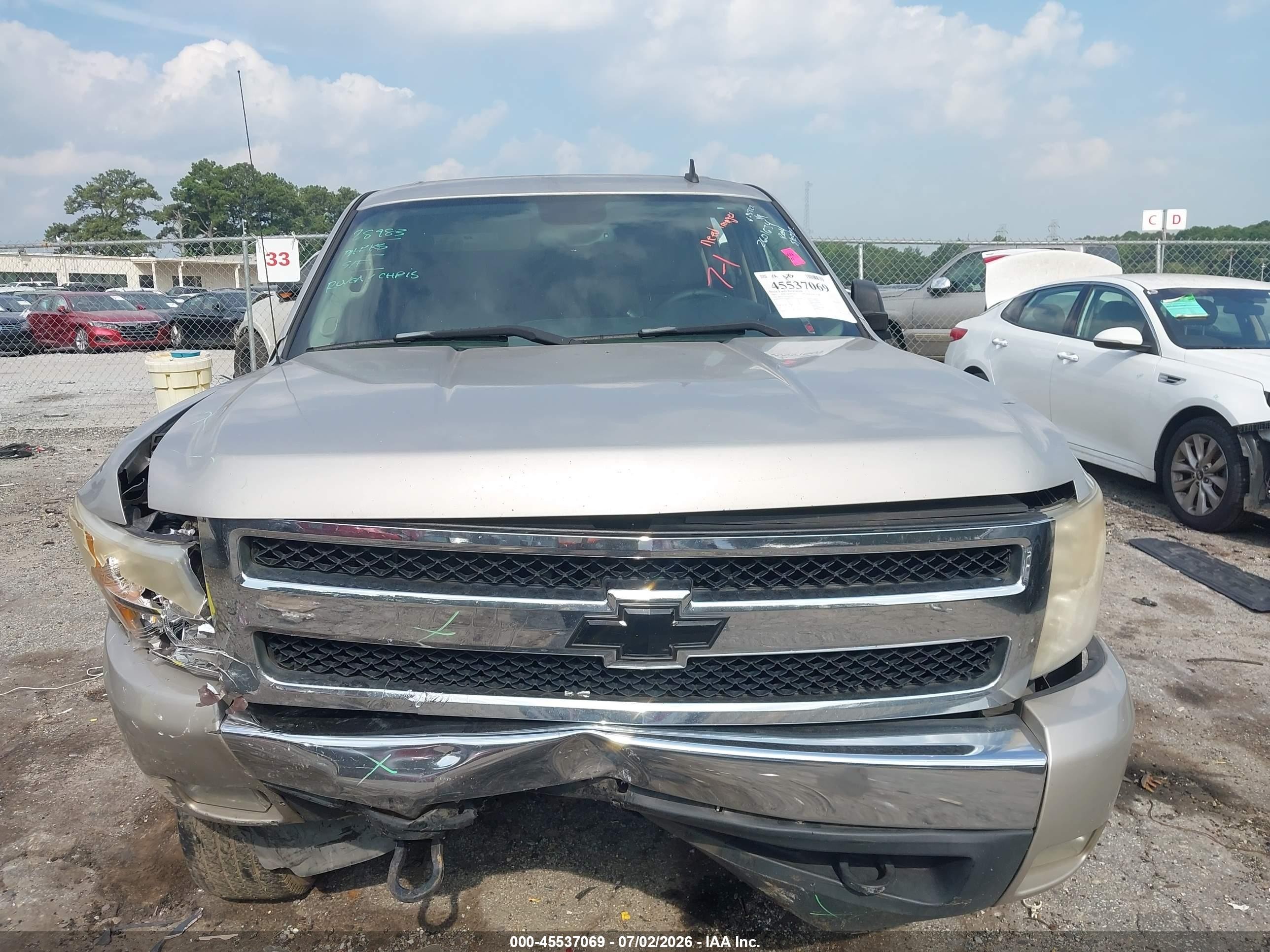 2007 Chevrolet Silverado 1500 Lt1 Silver vin: 2GCEC13J371613722