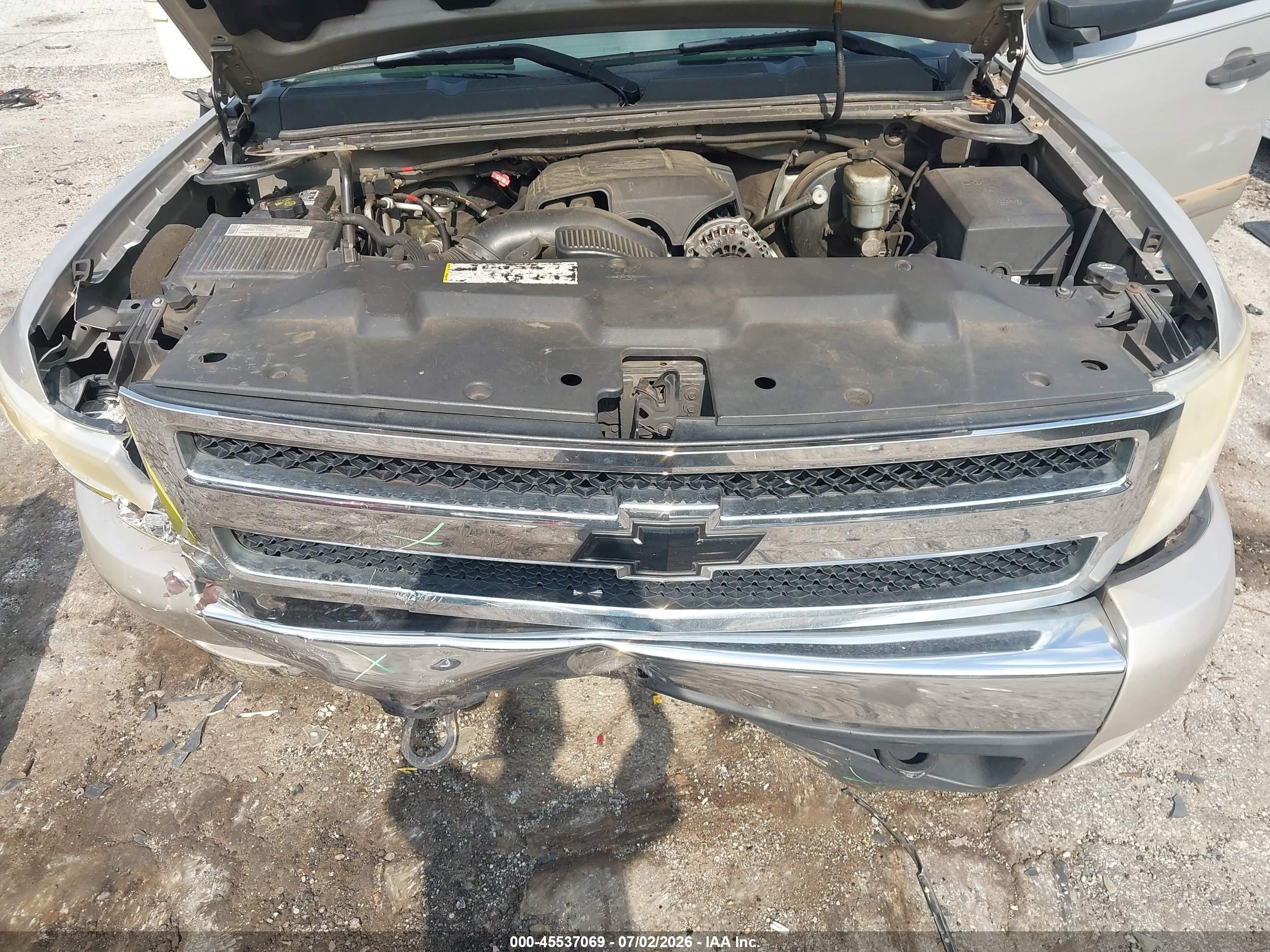 2007 Chevrolet Silverado 1500 Lt1 Silver vin: 2GCEC13J371613722