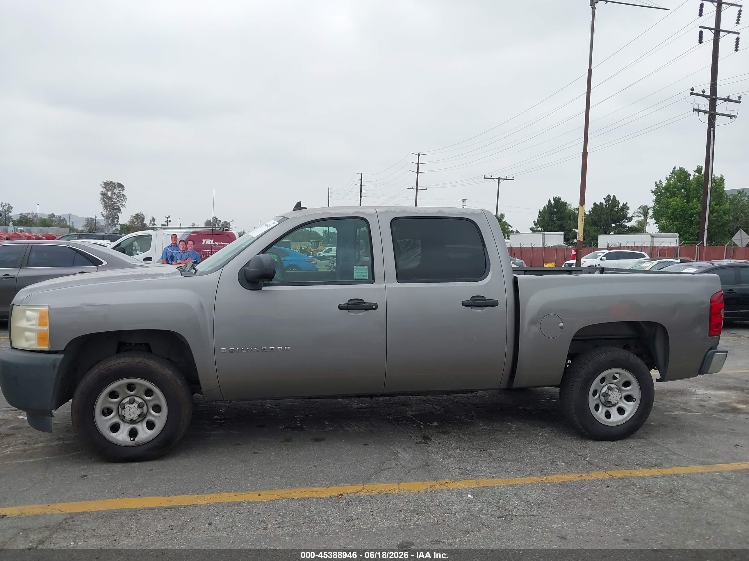 2007 Chevrolet Silverado 1500 Work Truck Brown vin: 2GCEC13J471588068