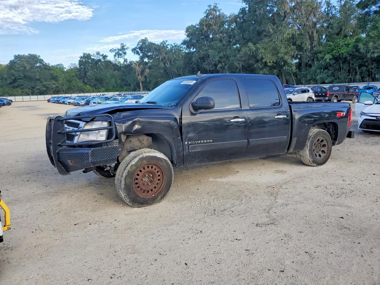 2008 Chevrolet Silverado C1500 Black vin: 2GCEC13J481181661