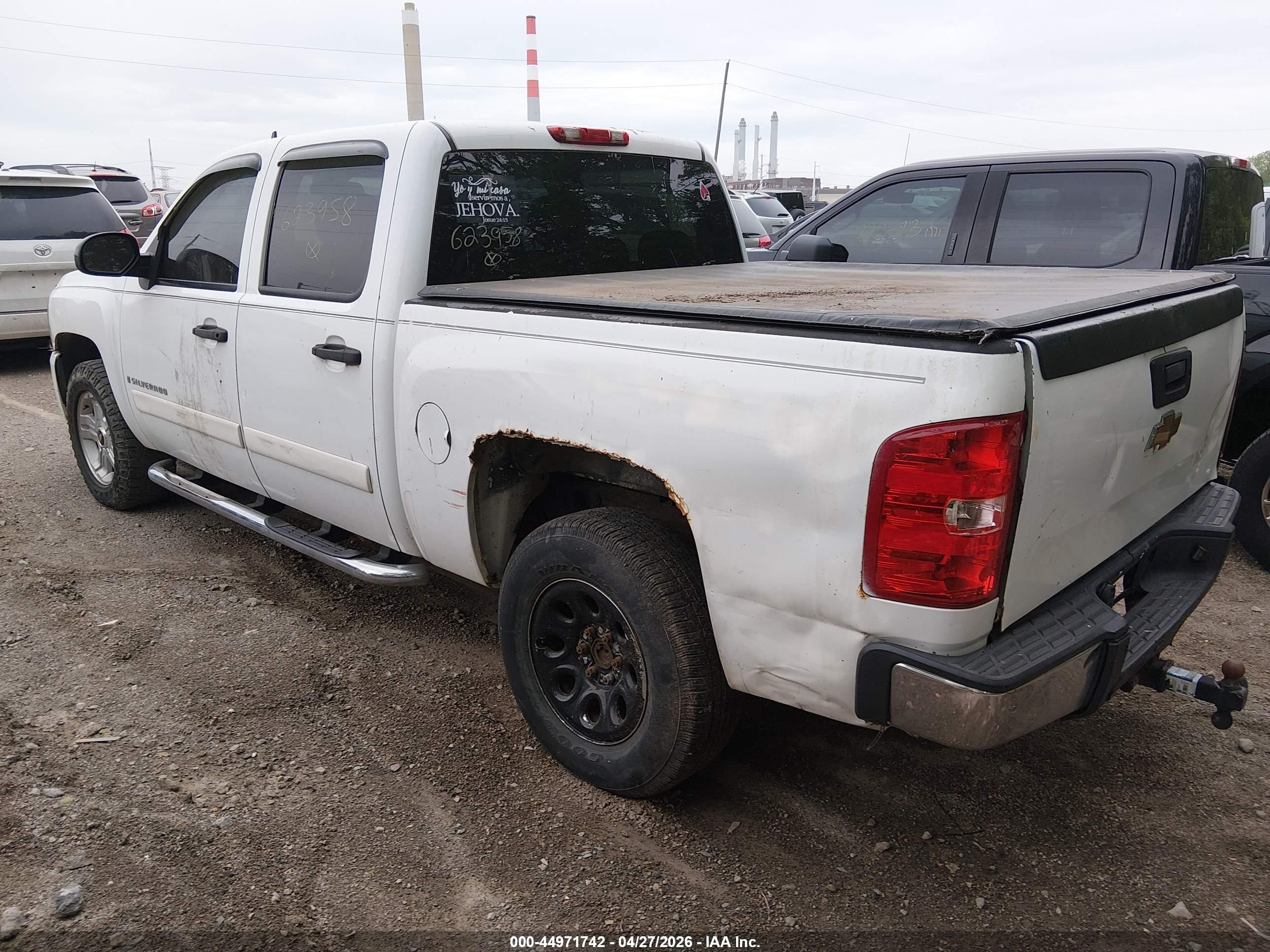 2007 Chevrolet Silverado 1500 Lt2 White vin: 2GCEC13J571623958