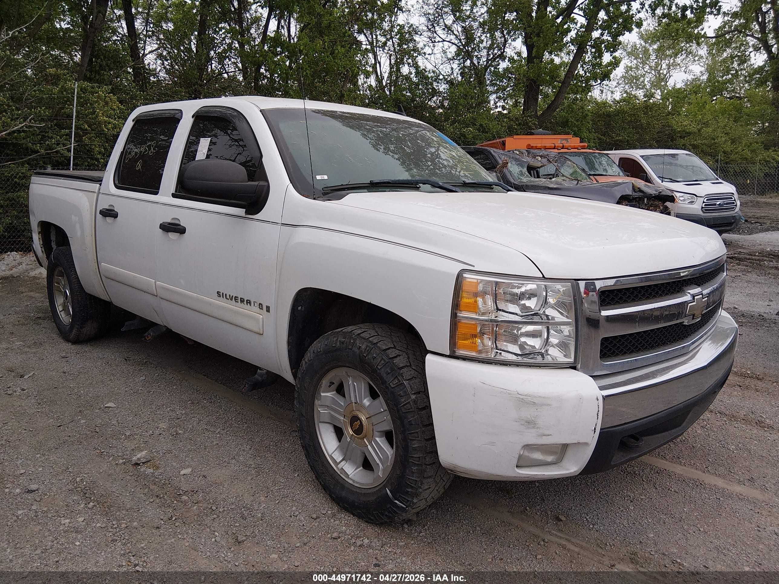 2007 Chevrolet Silverado 1500 Lt2 White vin: 2GCEC13J571623958