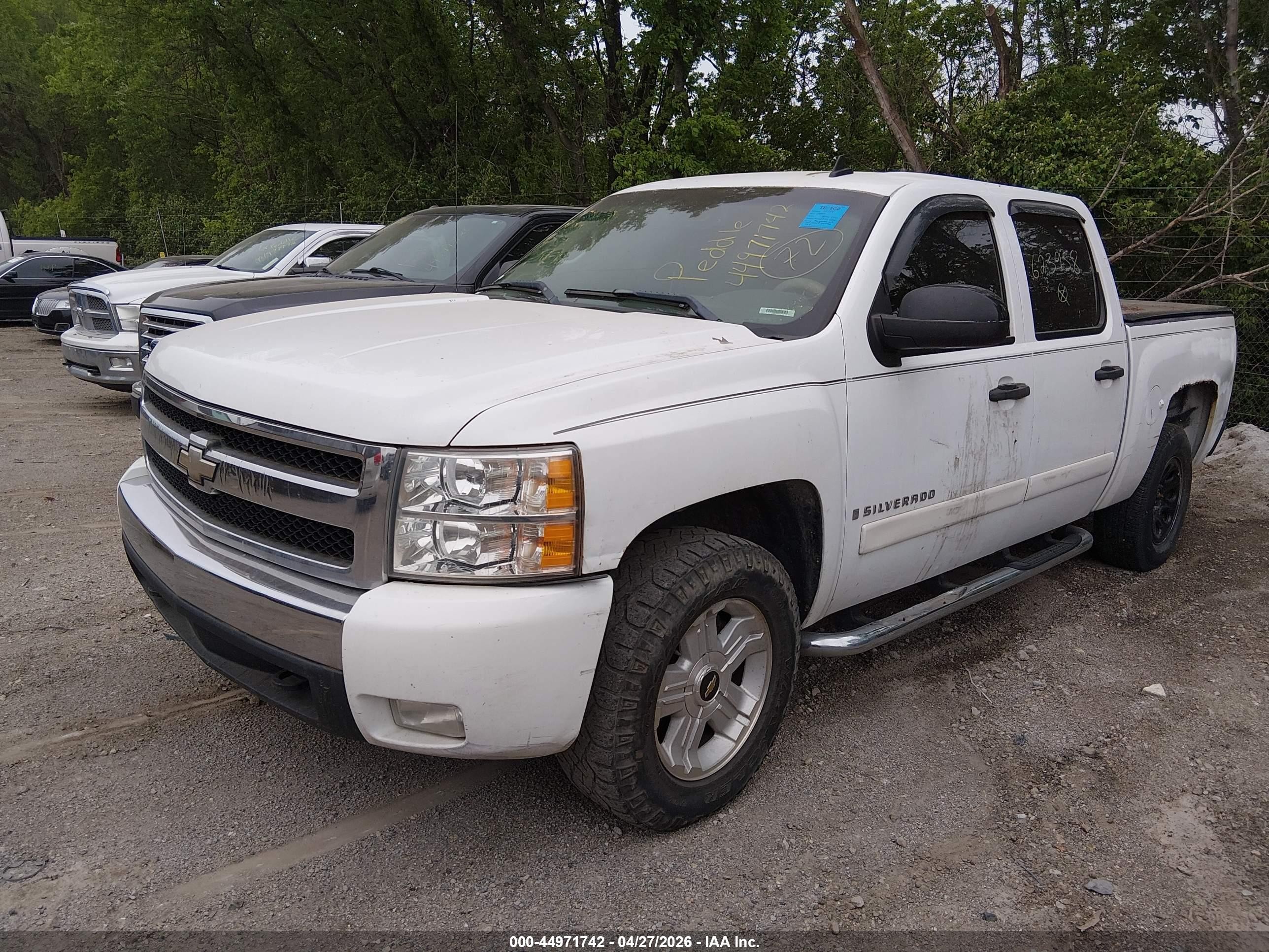 2007 Chevrolet Silverado 1500 Lt2 White vin: 2GCEC13J571623958