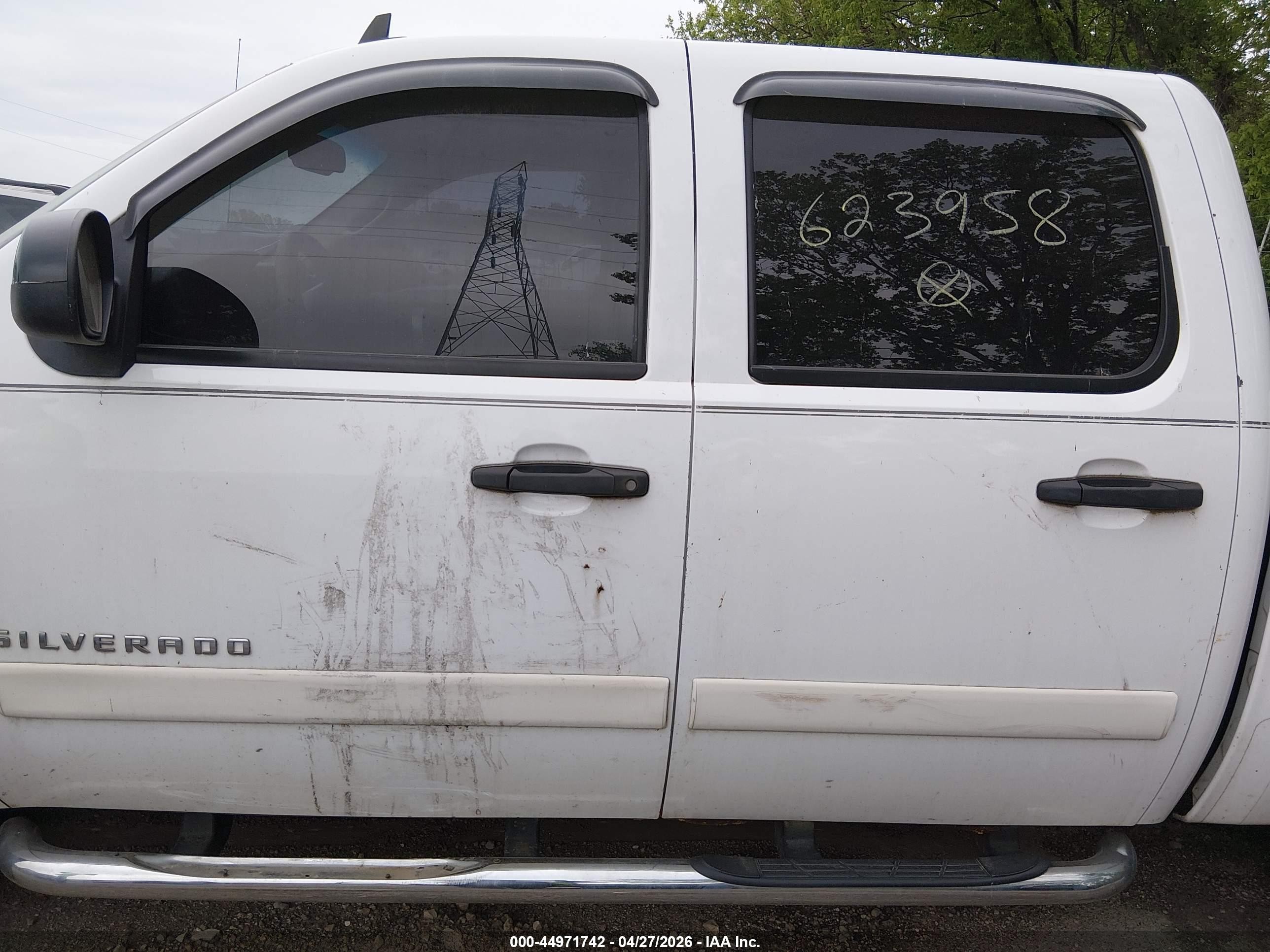 2007 Chevrolet Silverado 1500 Lt2 White vin: 2GCEC13J571623958