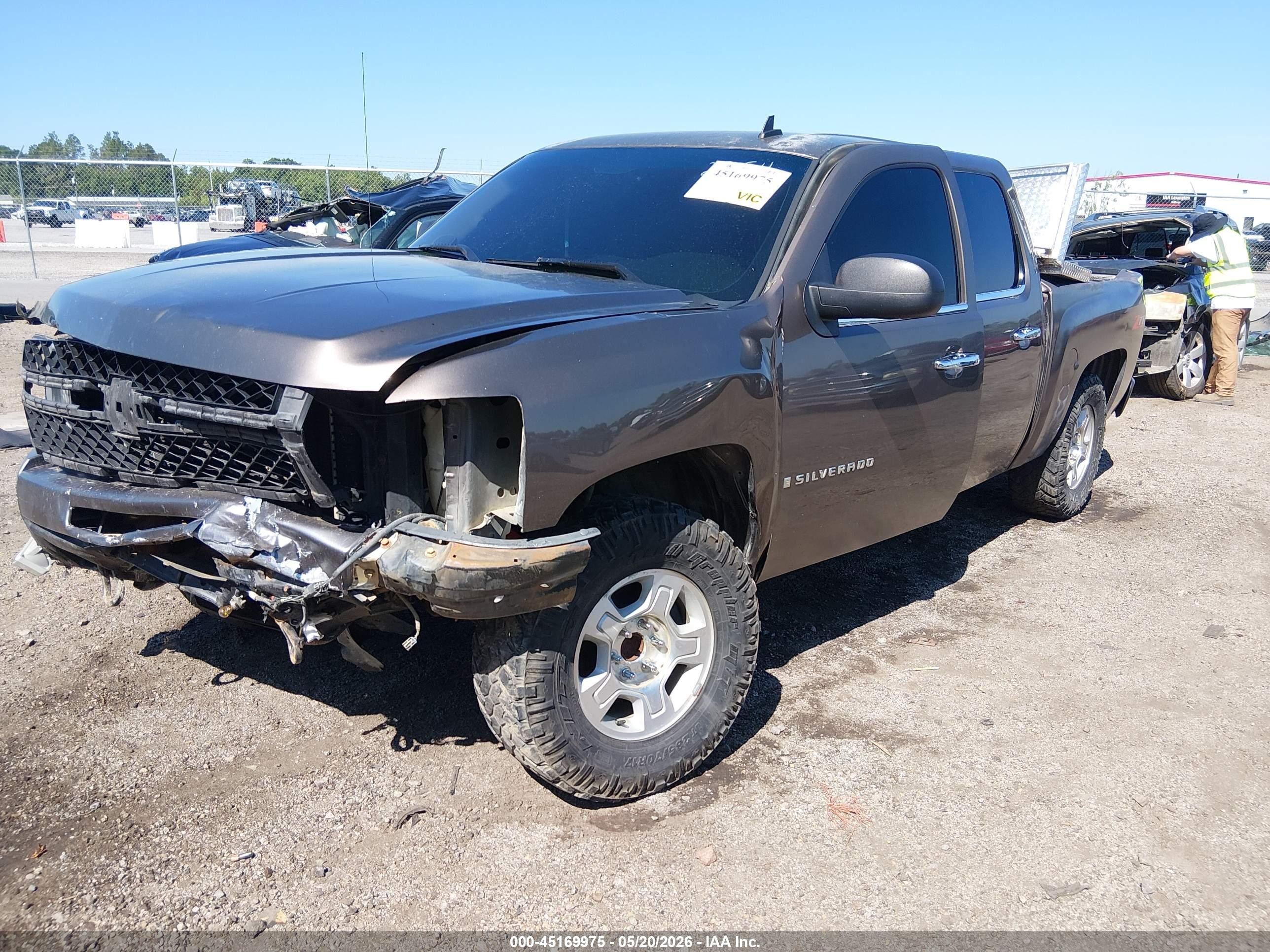 2007 Chevrolet Silverado 1500 Lt1 Gray vin: 2GCEC13J571648553
