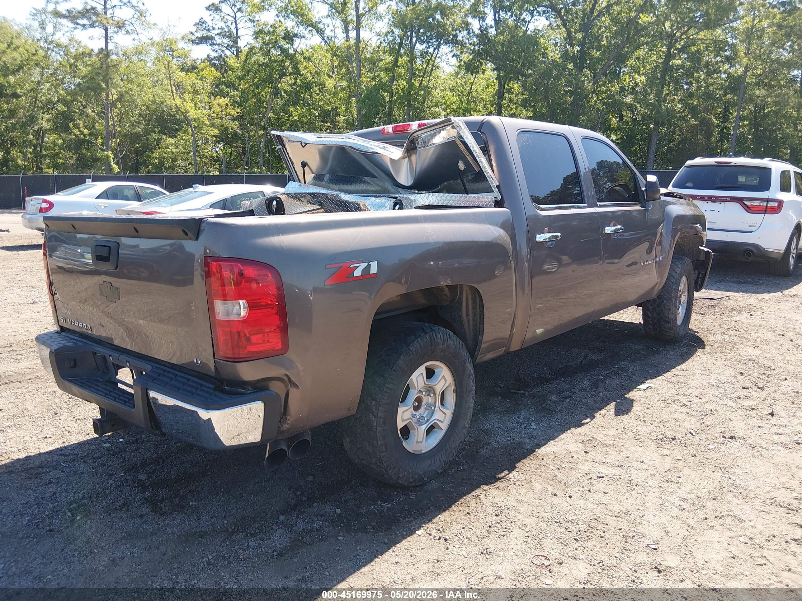 2007 Chevrolet Silverado 1500 Lt1 Gray vin: 2GCEC13J571648553