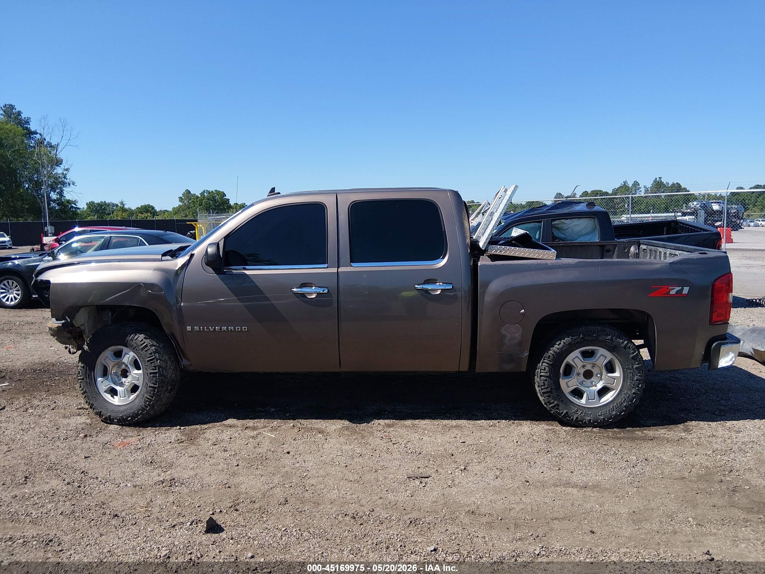 2007 Chevrolet Silverado 1500 Lt1 Gray vin: 2GCEC13J571648553