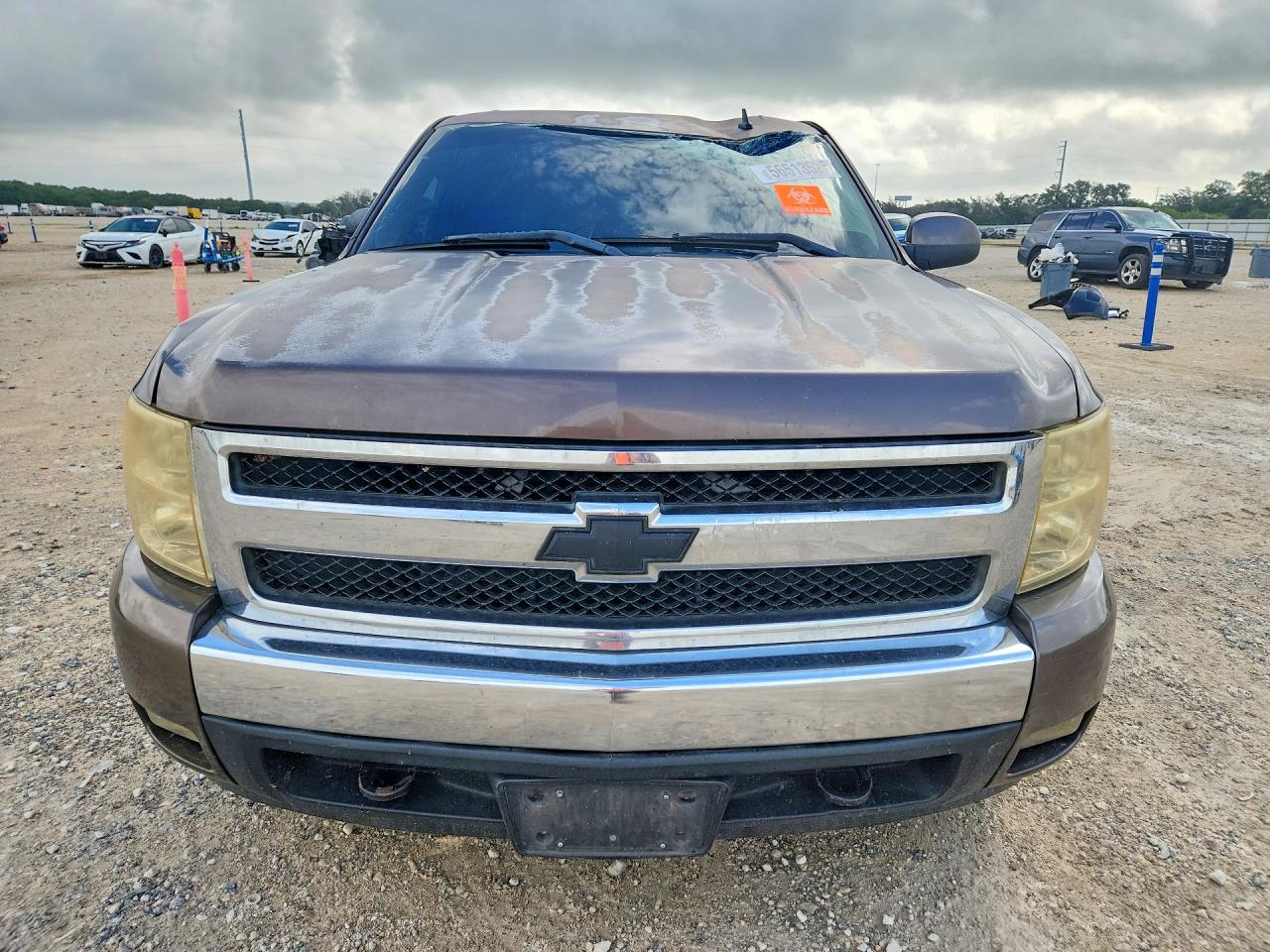 2008 Chevrolet Silverado C1500 Коричневый vin: 2GCEC13J581112509