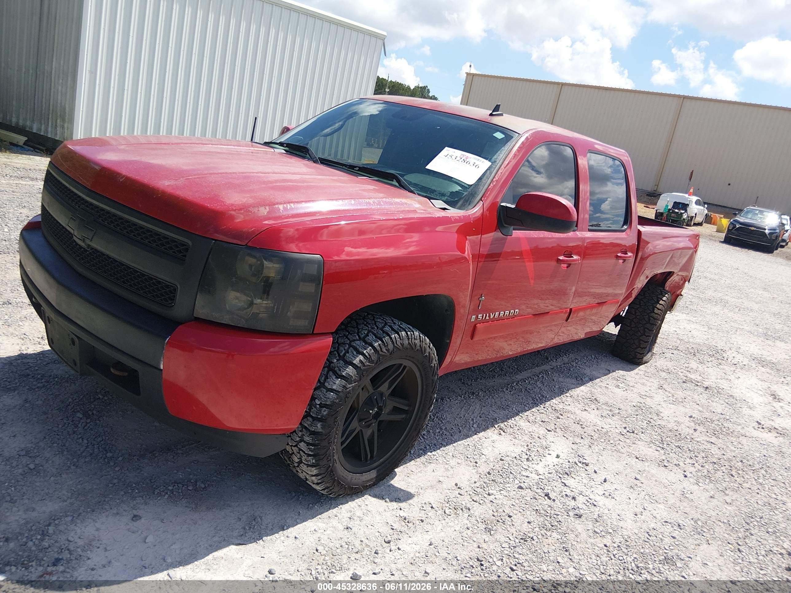 2008 Chevrolet Silverado 1500 Lt1 Red vin: 2GCEC13J581328960
