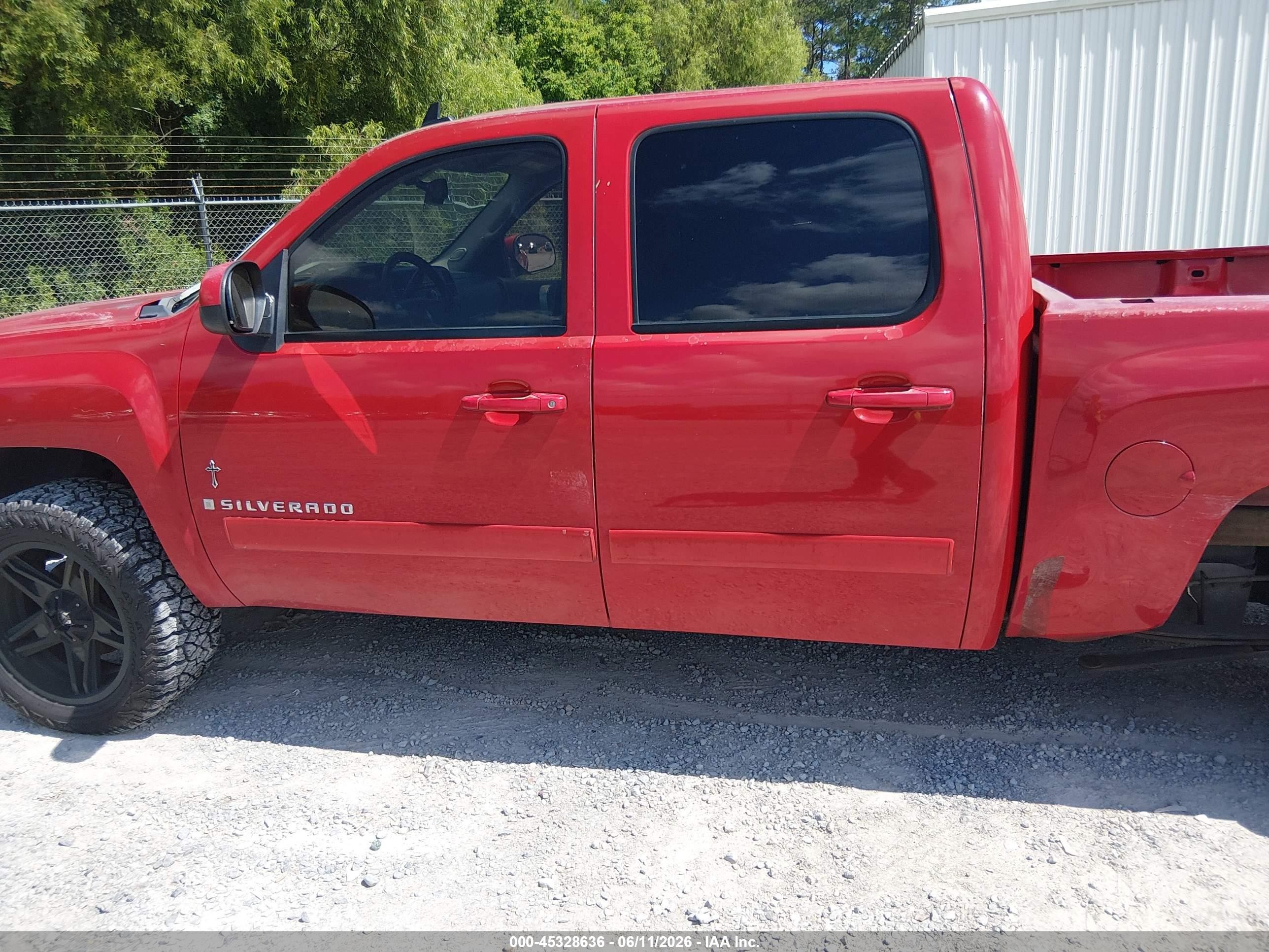 2008 Chevrolet Silverado 1500 Lt1 Red vin: 2GCEC13J581328960