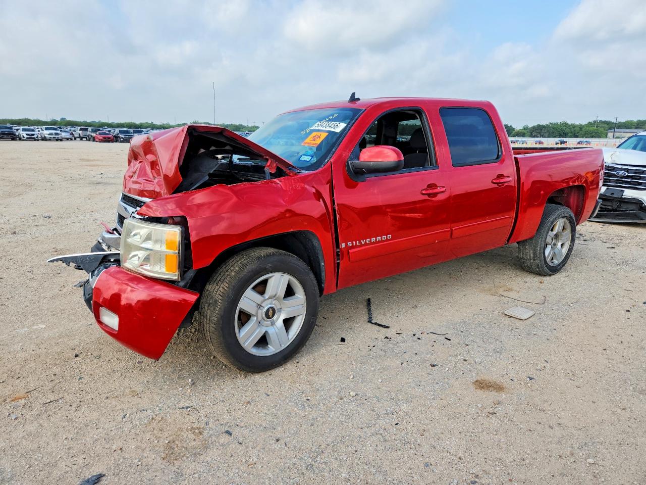2008 Chevrolet Silverado C1500 Red vin: 2GCEC13J681325887