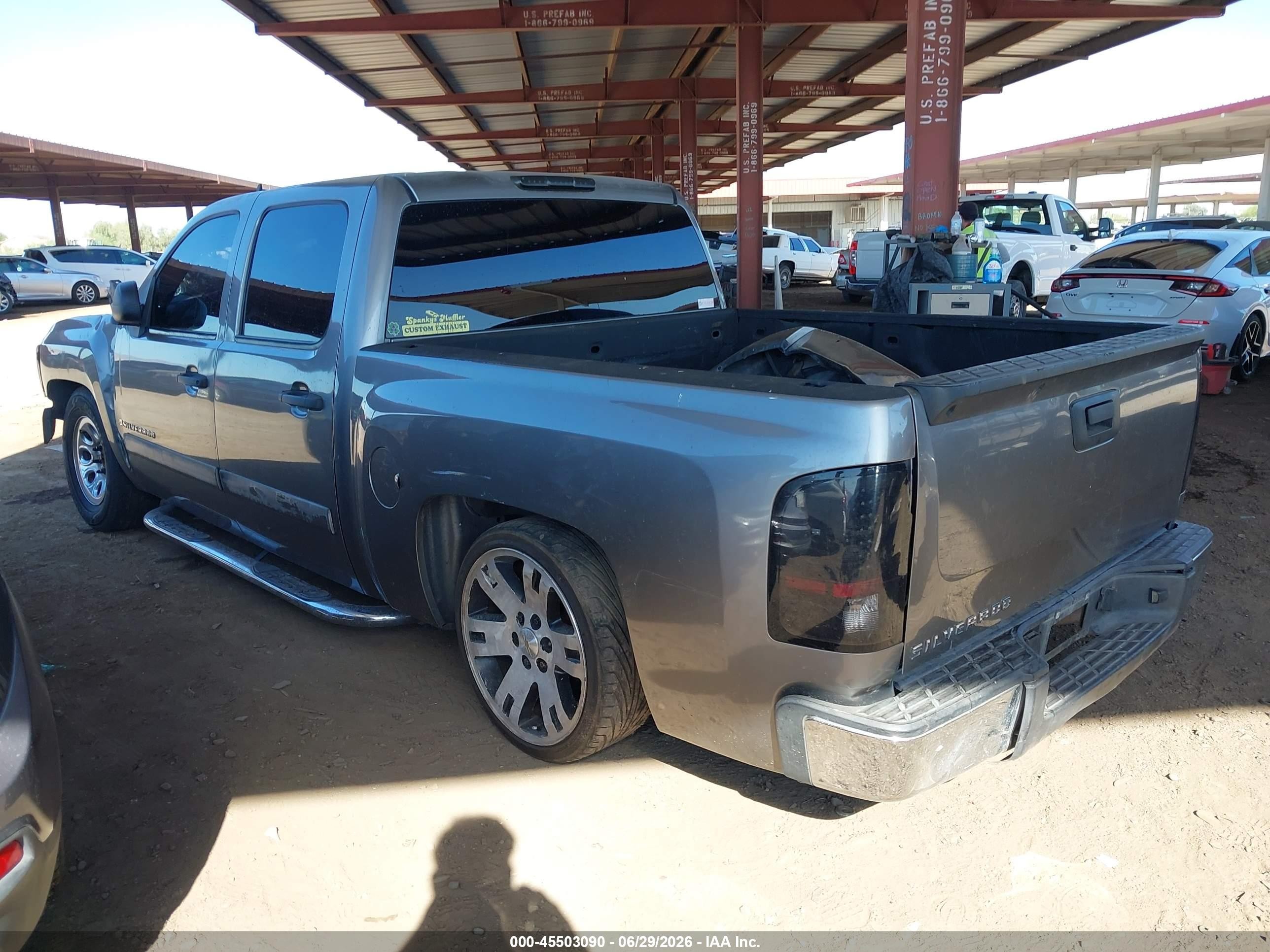 2007 Chevrolet Silverado 1500 Lt1 Gray vin: 2GCEC13J771579123