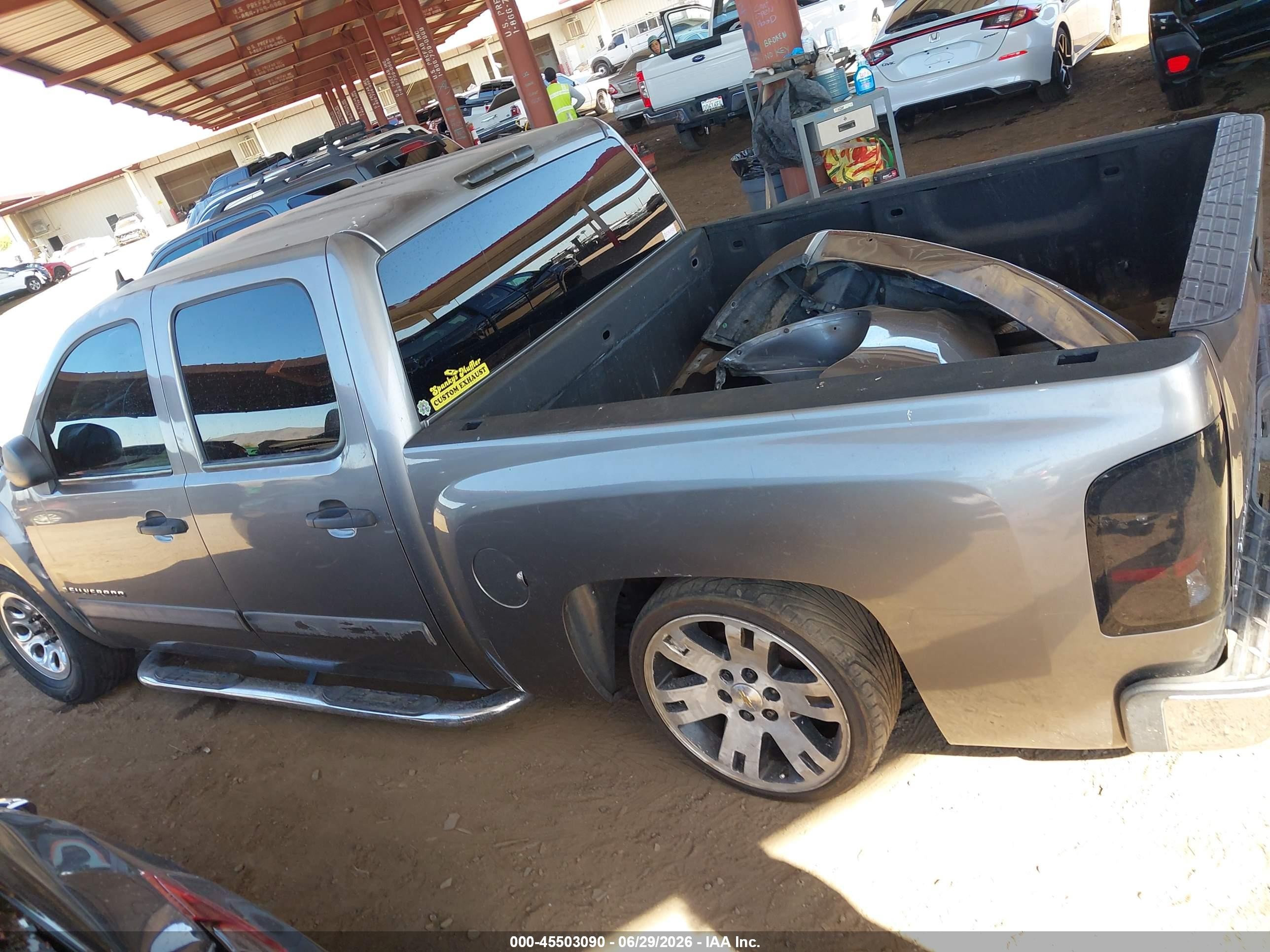 2007 Chevrolet Silverado 1500 Lt1 Gray vin: 2GCEC13J771579123