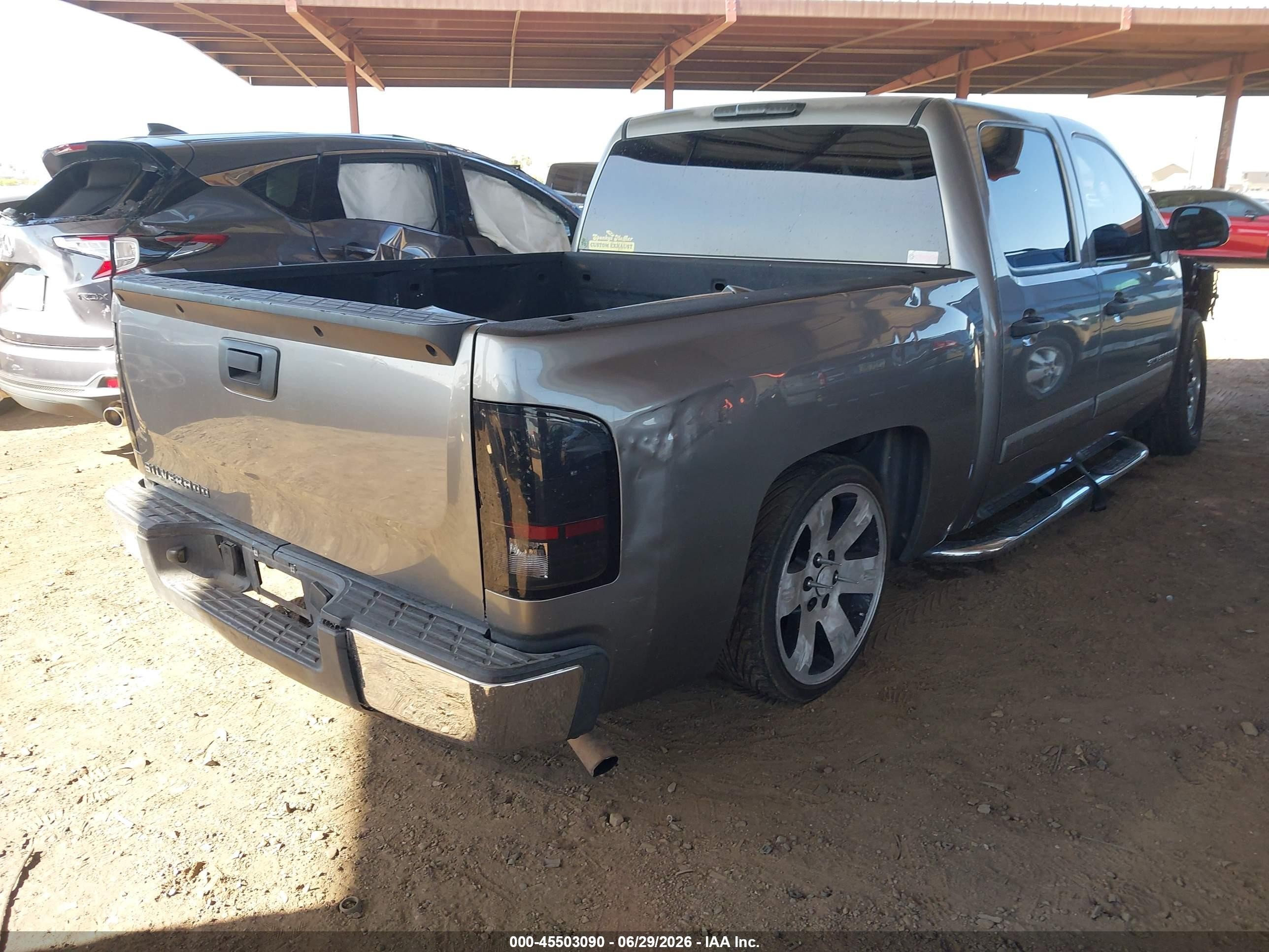 2007 Chevrolet Silverado 1500 Lt1 Gray vin: 2GCEC13J771579123