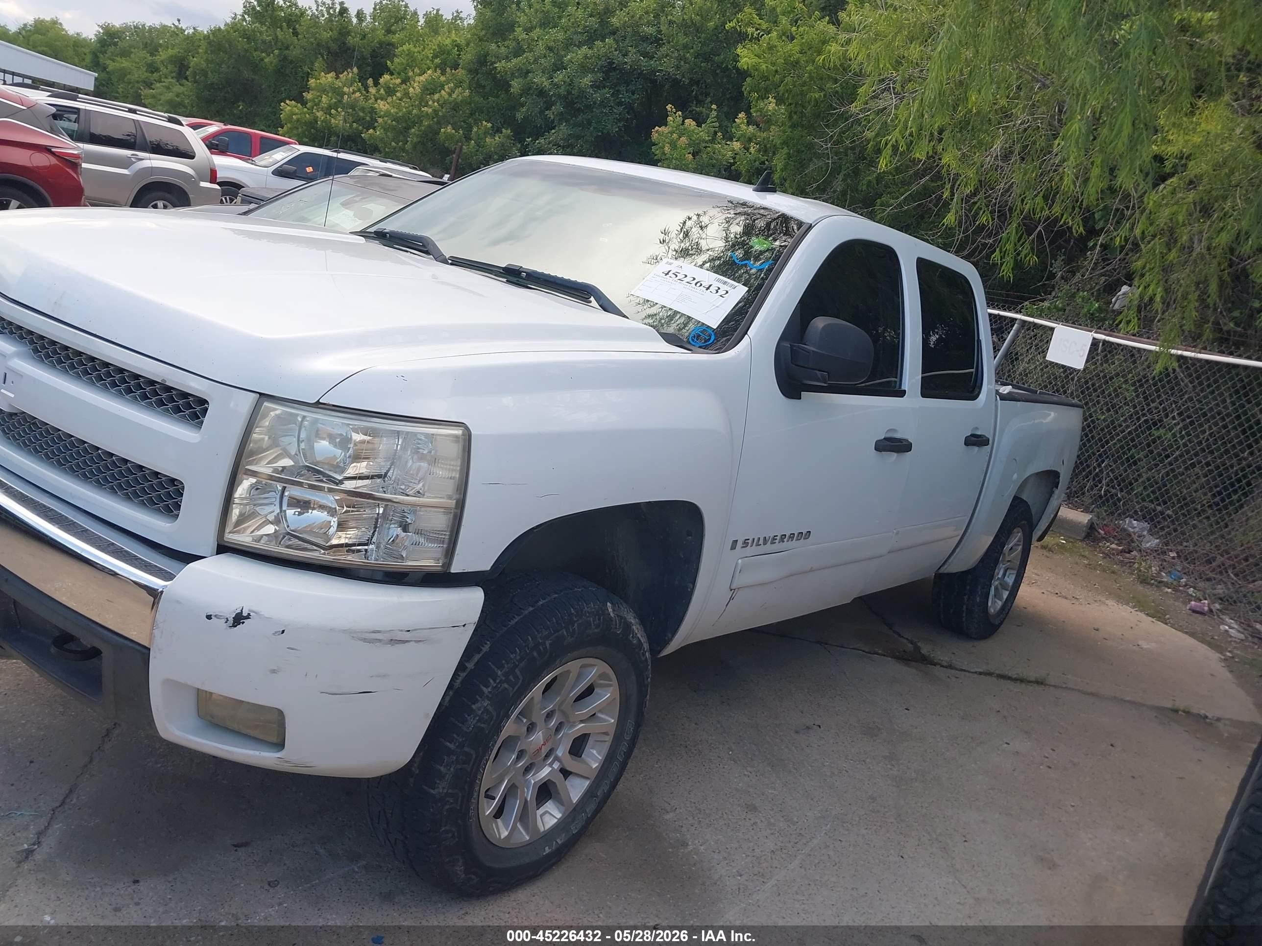 2007 Chevrolet Silverado 1500 Lt1 White vin: 2GCEC13J771721132