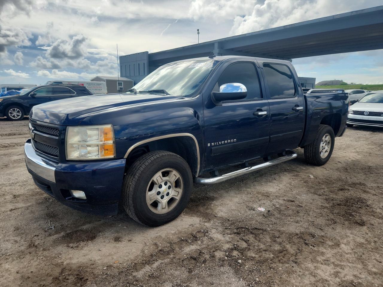 2008 Chevrolet Silverado C1500 Blue vin: 2GCEC13J881161977