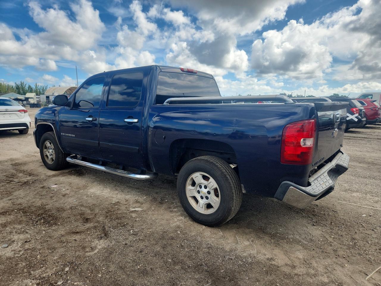 2008 Chevrolet Silverado C1500 Blue vin: 2GCEC13J881161977