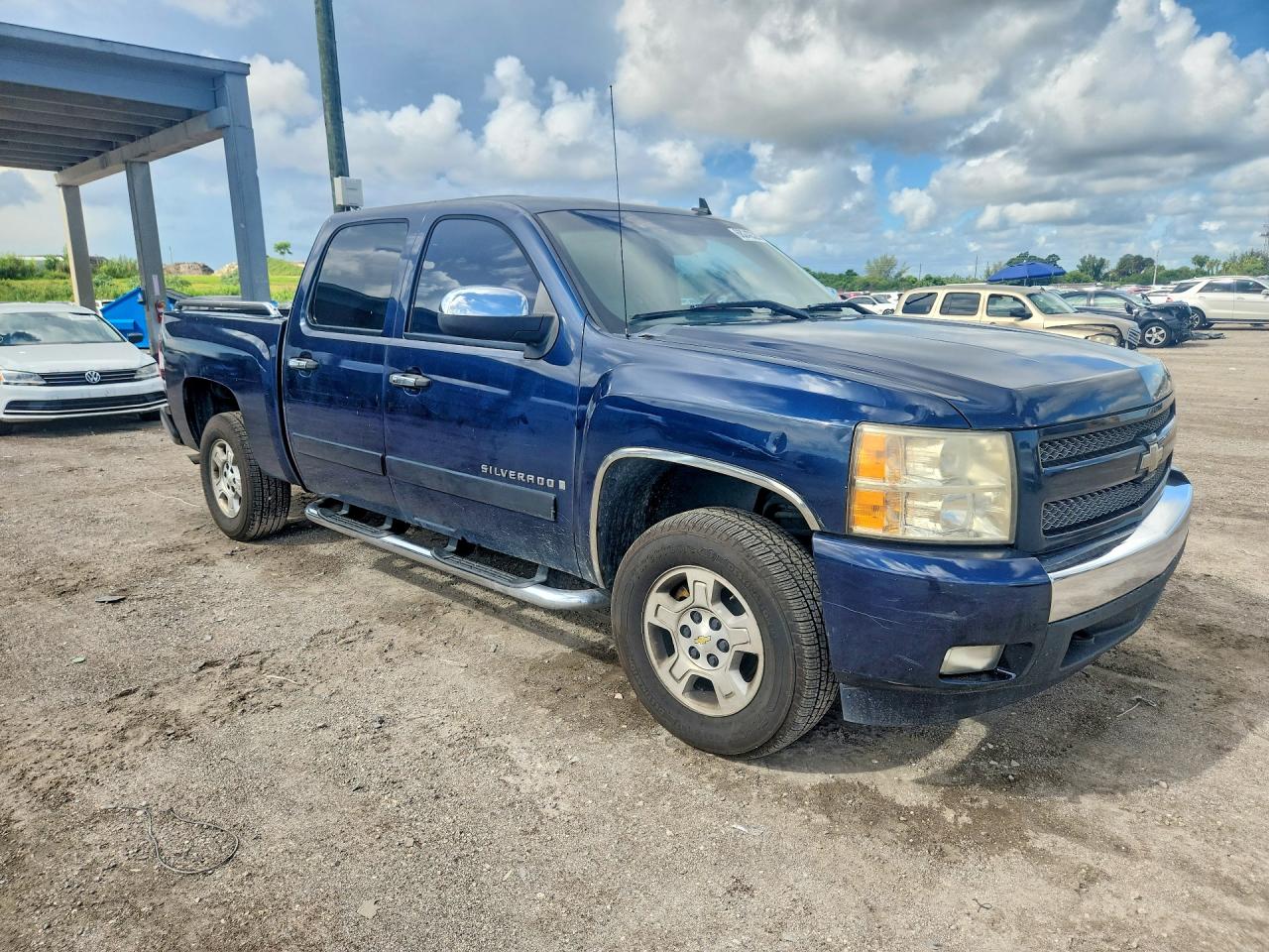 2008 Chevrolet Silverado C1500 Blue vin: 2GCEC13J881161977