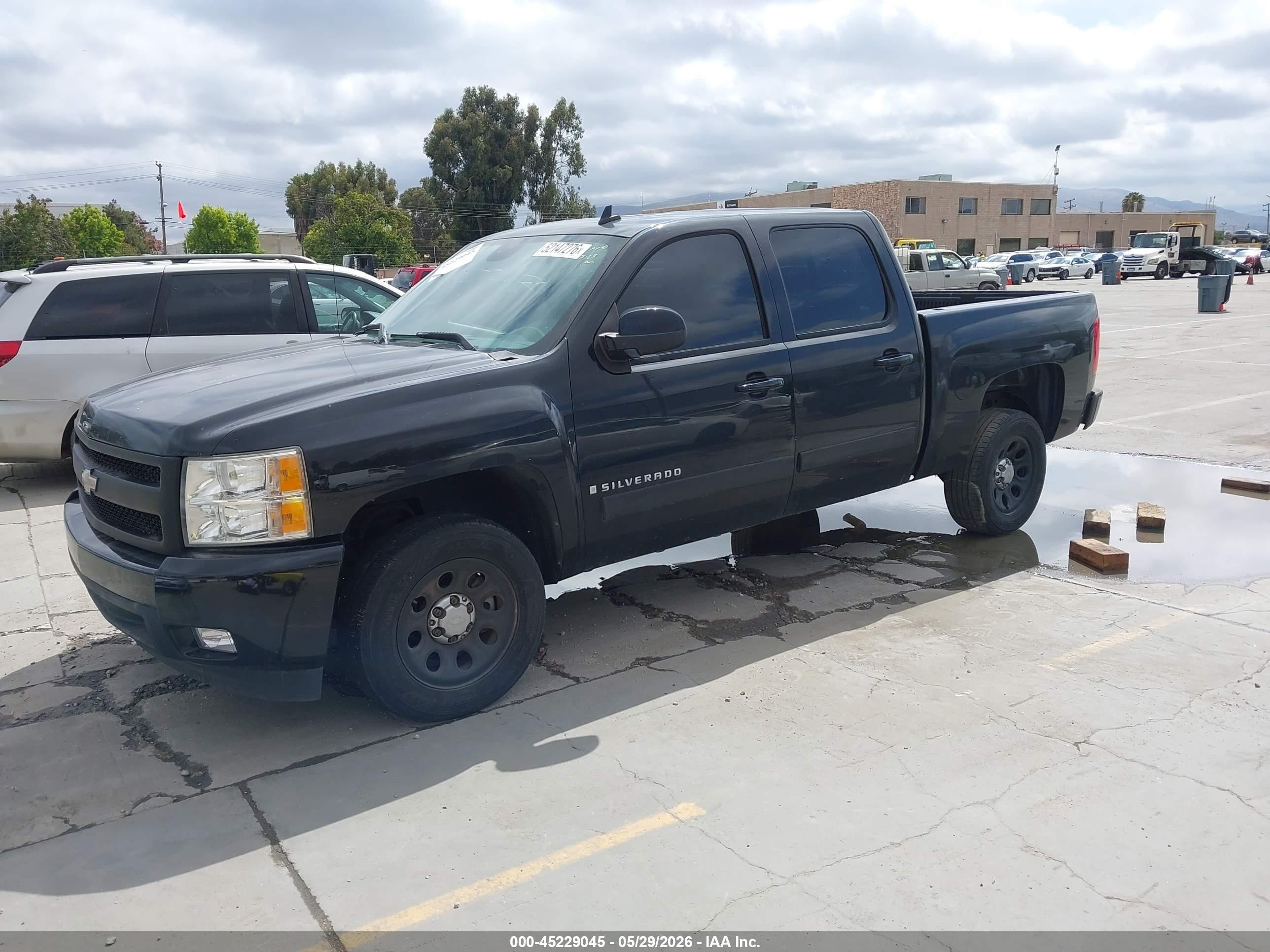 2008 Chevrolet Silverado 1500 Ltz Black vin: 2GCEC13J981248240