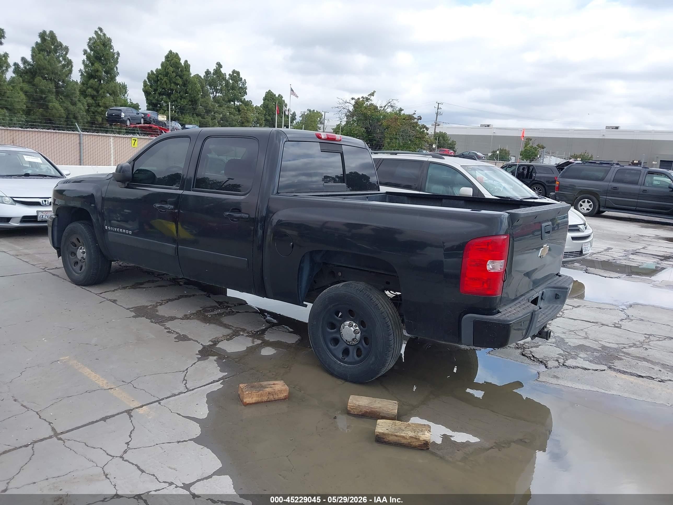 2008 Chevrolet Silverado 1500 Ltz Black vin: 2GCEC13J981248240