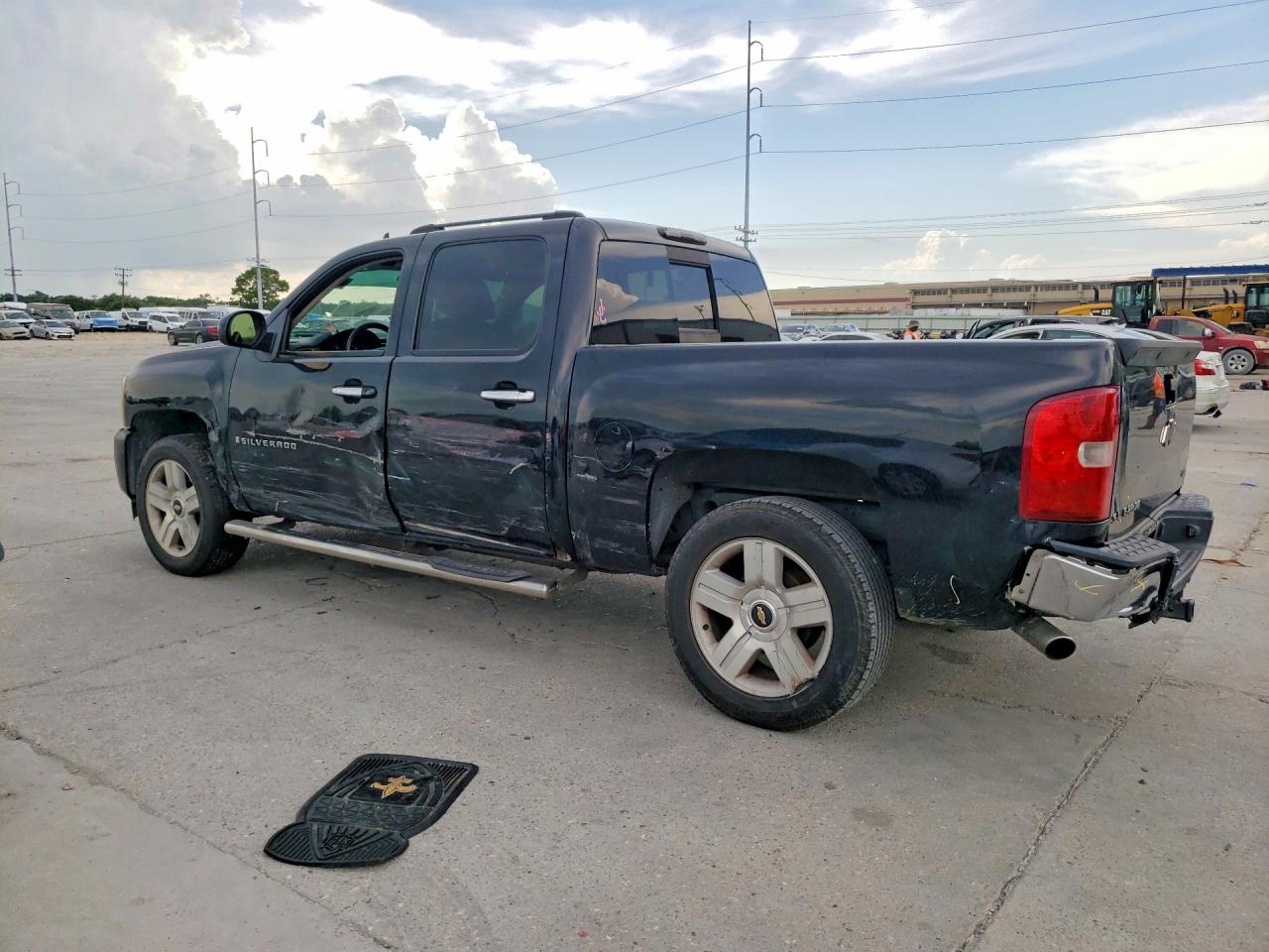 2007 Chevrolet Silverado C1500 Crew Cab Black vin: 2GCEC13JX71534516