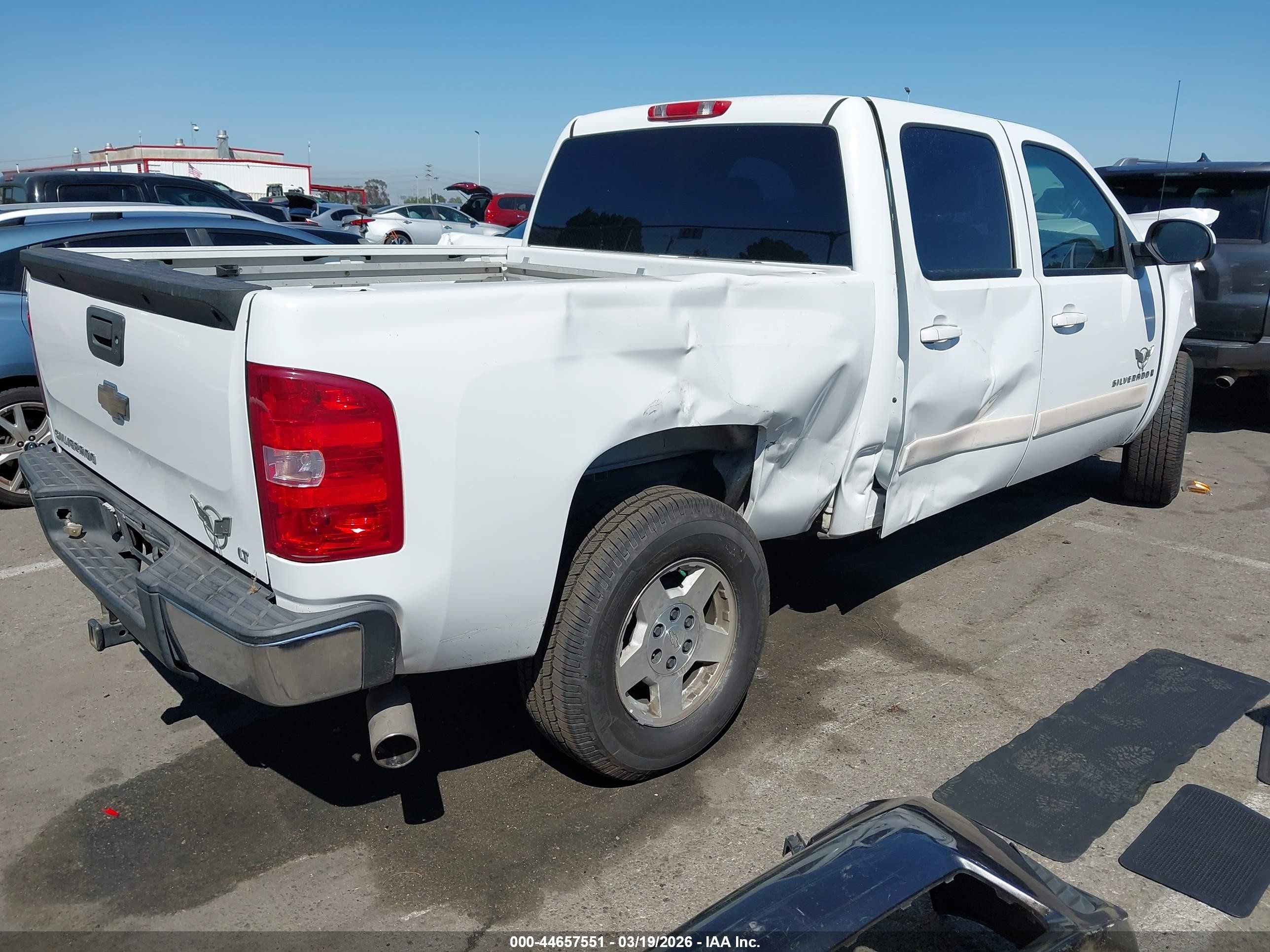 2008 Chevrolet Silverado 1500 Lt2 White vin: 2GCEC13JX81156909