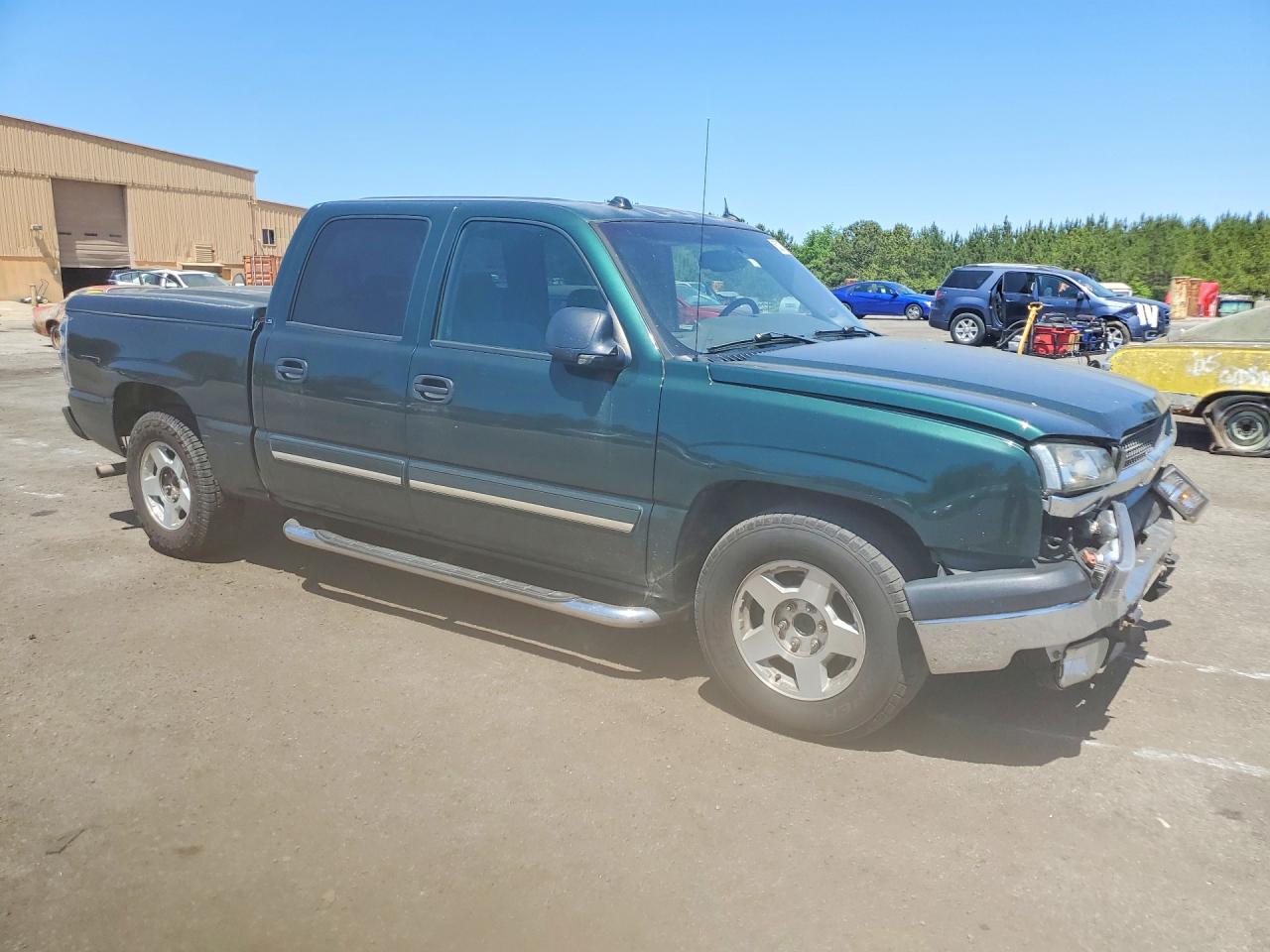 2005 Chevrolet Silverado C1500 Green vin: 2GCEC13T051256952