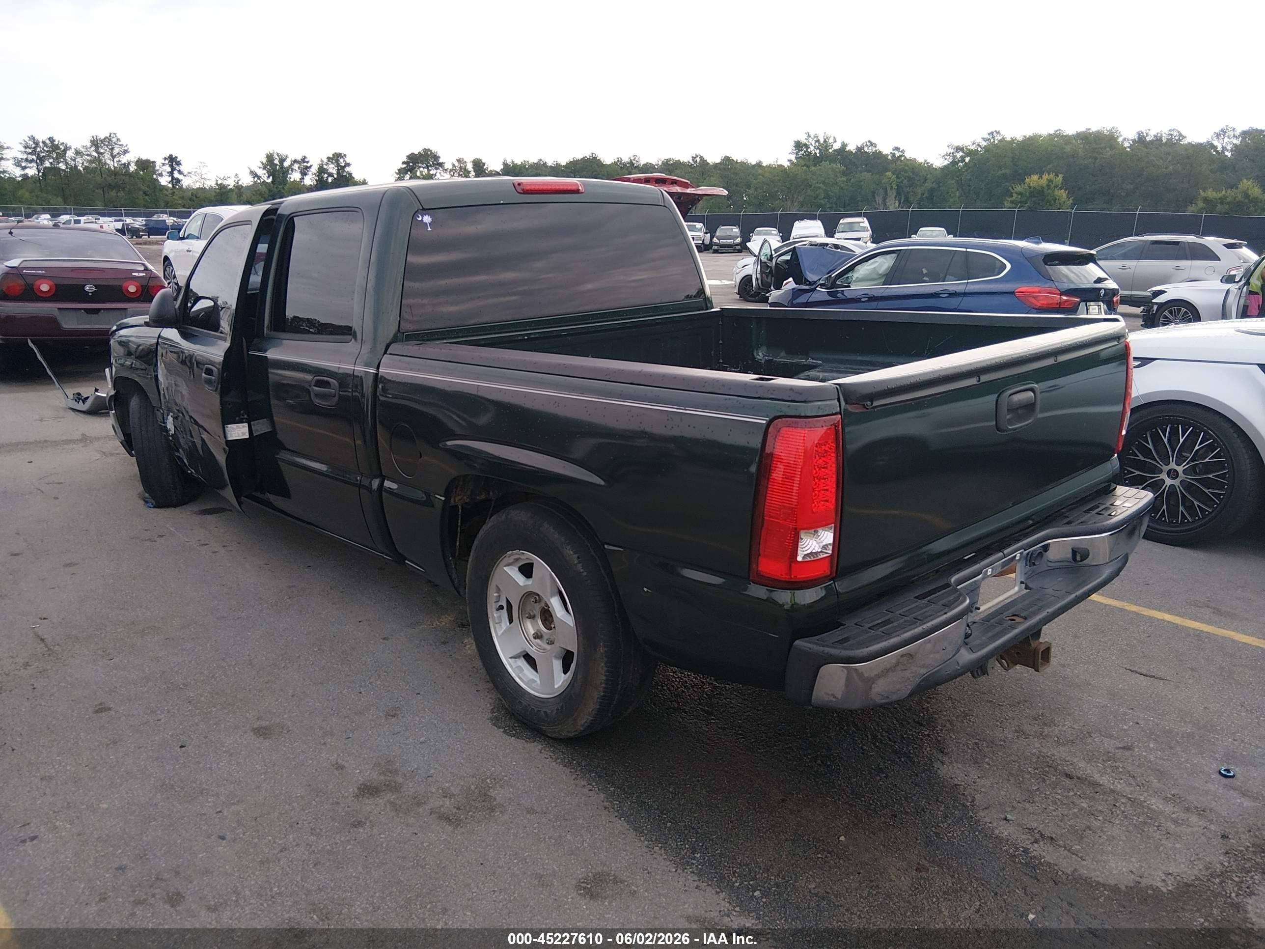 2005 Chevrolet Silverado 1500 Ls Green vin: 2GCEC13T051388965