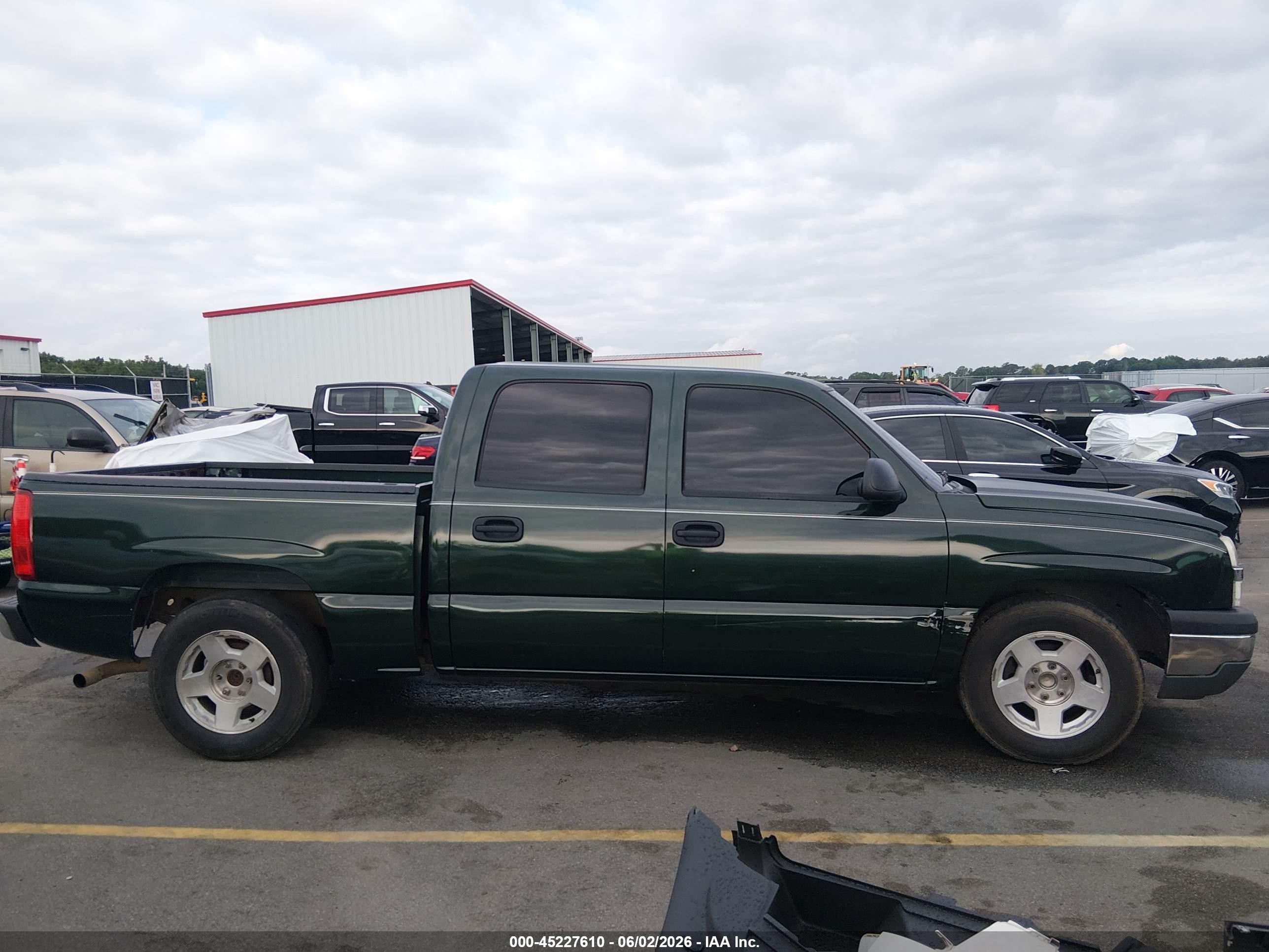 2005 Chevrolet Silverado 1500 Ls Green vin: 2GCEC13T051388965