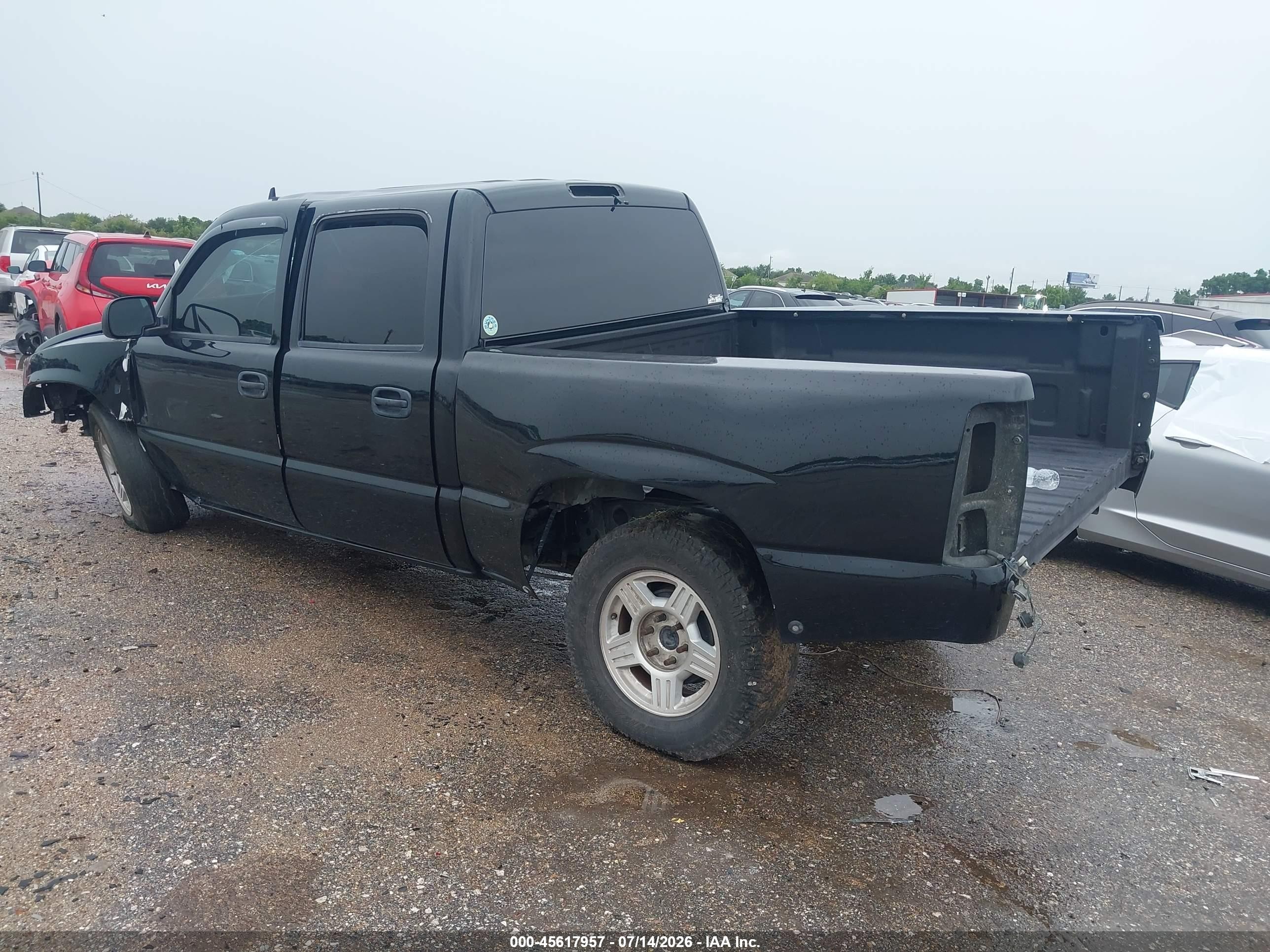 2006 Chevrolet Silverado 1500 Lt1 Black vin: 2GCEC13T061230997