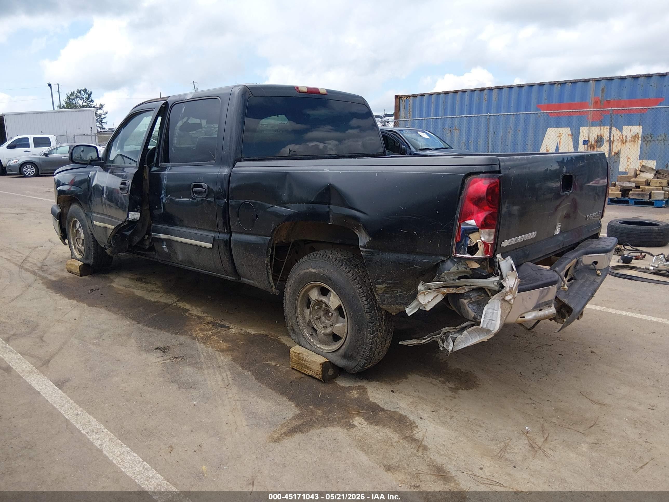2004 Chevrolet Silverado 1500 Lt Black vin: 2GCEC13T141305154