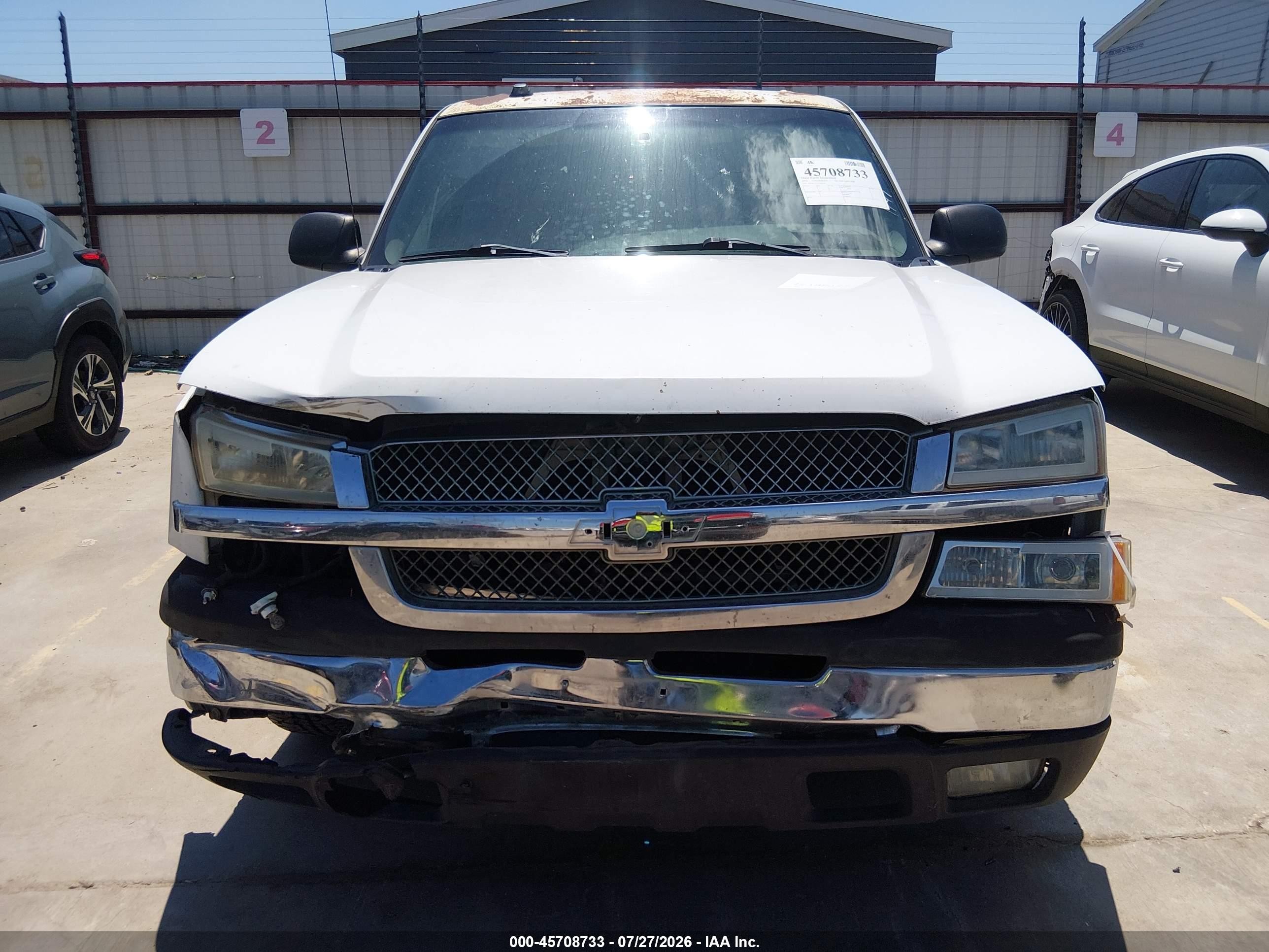 2004 Chevrolet Silverado 1500 Ls White vin: 2GCEC13T141401141