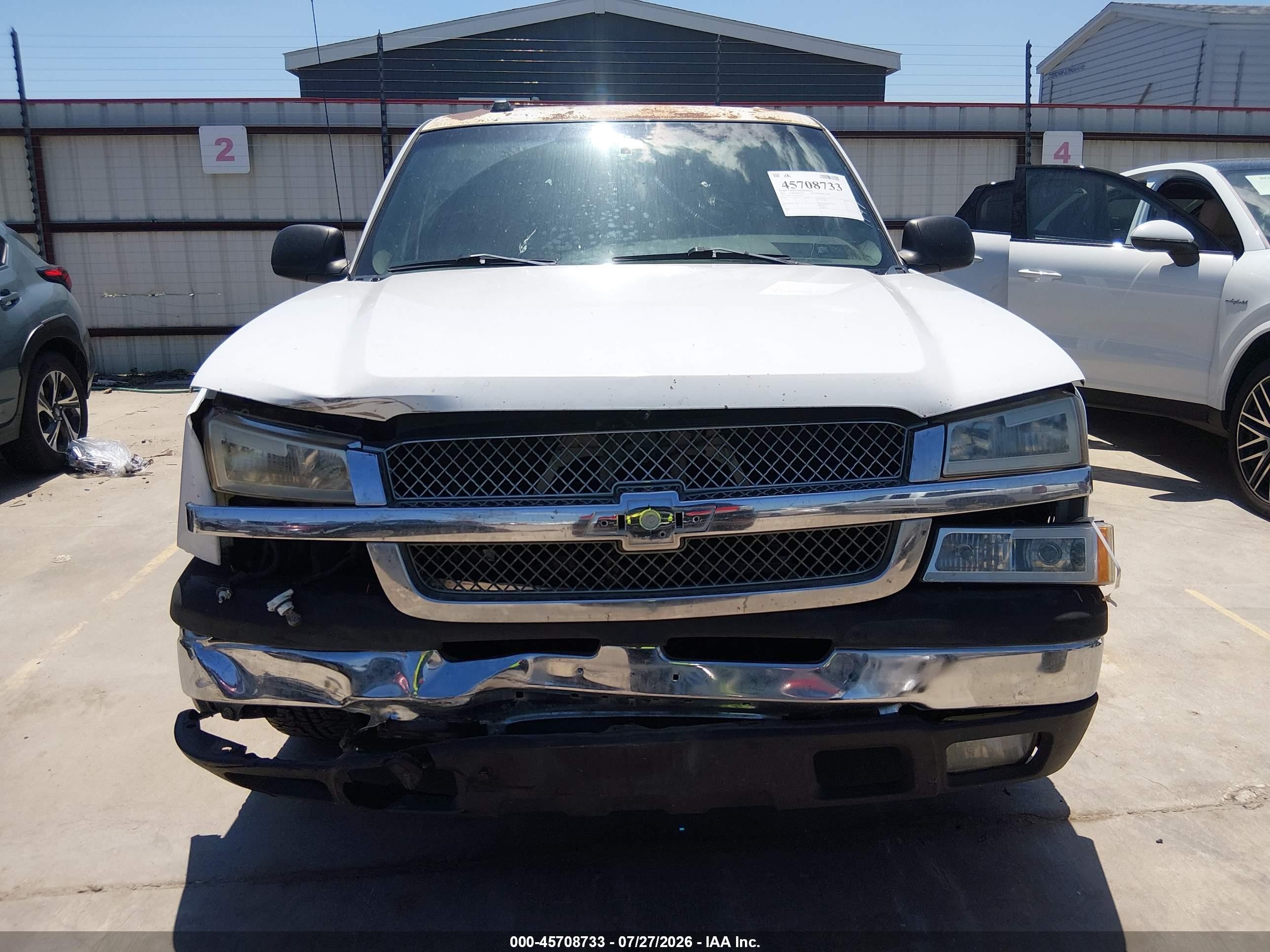2004 Chevrolet Silverado 1500 Ls White vin: 2GCEC13T141401141