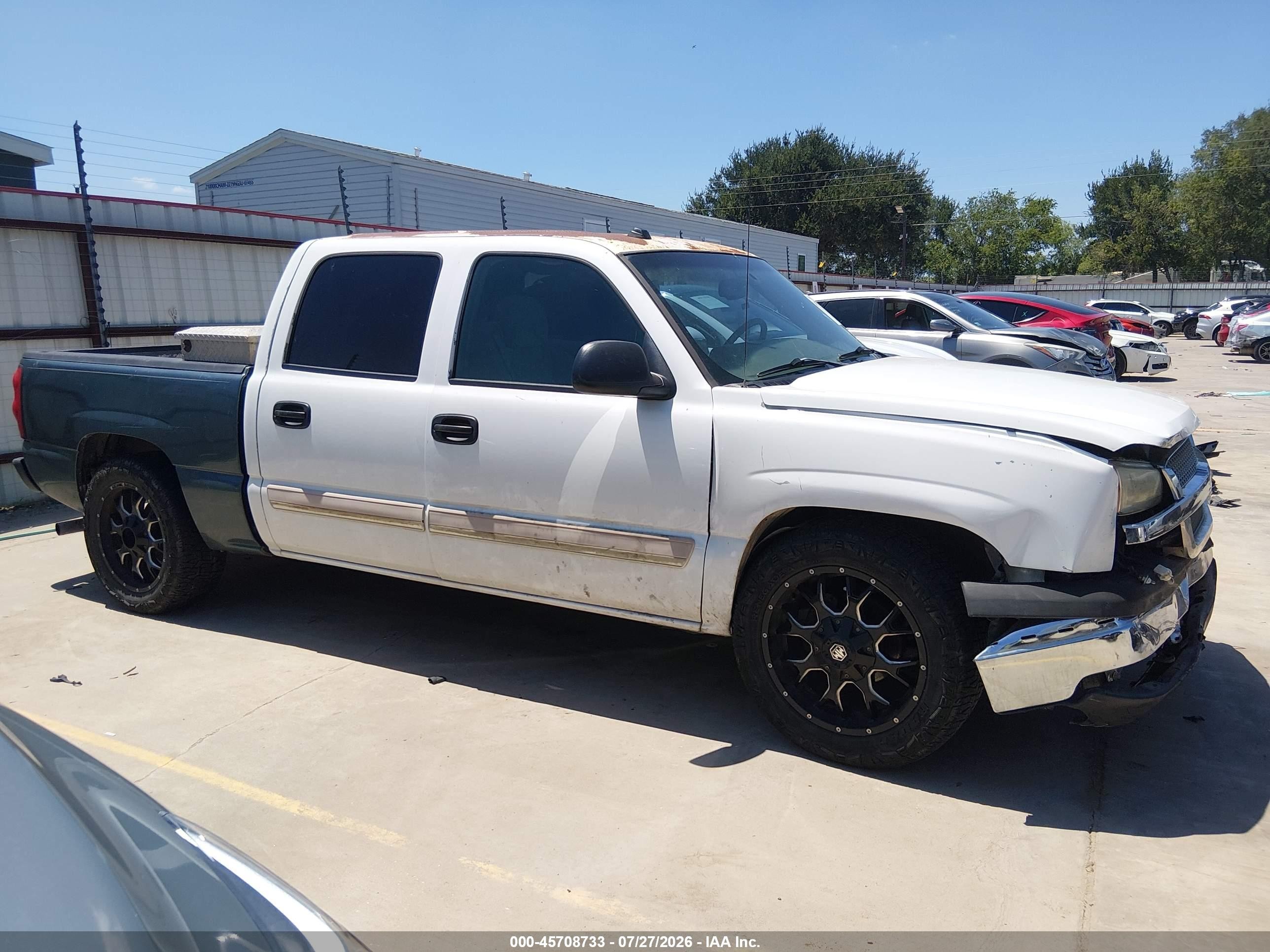 2004 Chevrolet Silverado 1500 Ls White vin: 2GCEC13T141401141