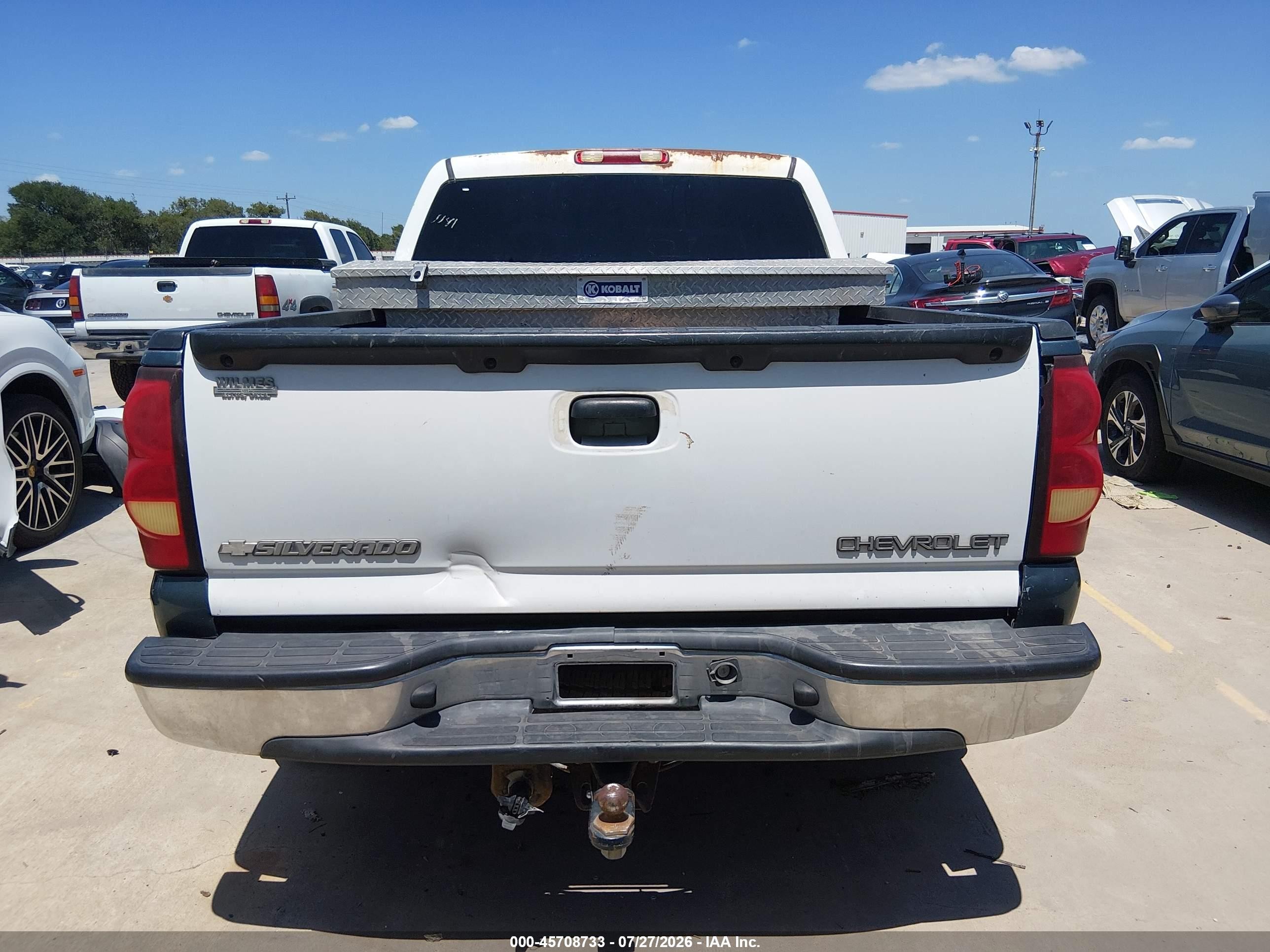 2004 Chevrolet Silverado 1500 Ls White vin: 2GCEC13T141401141
