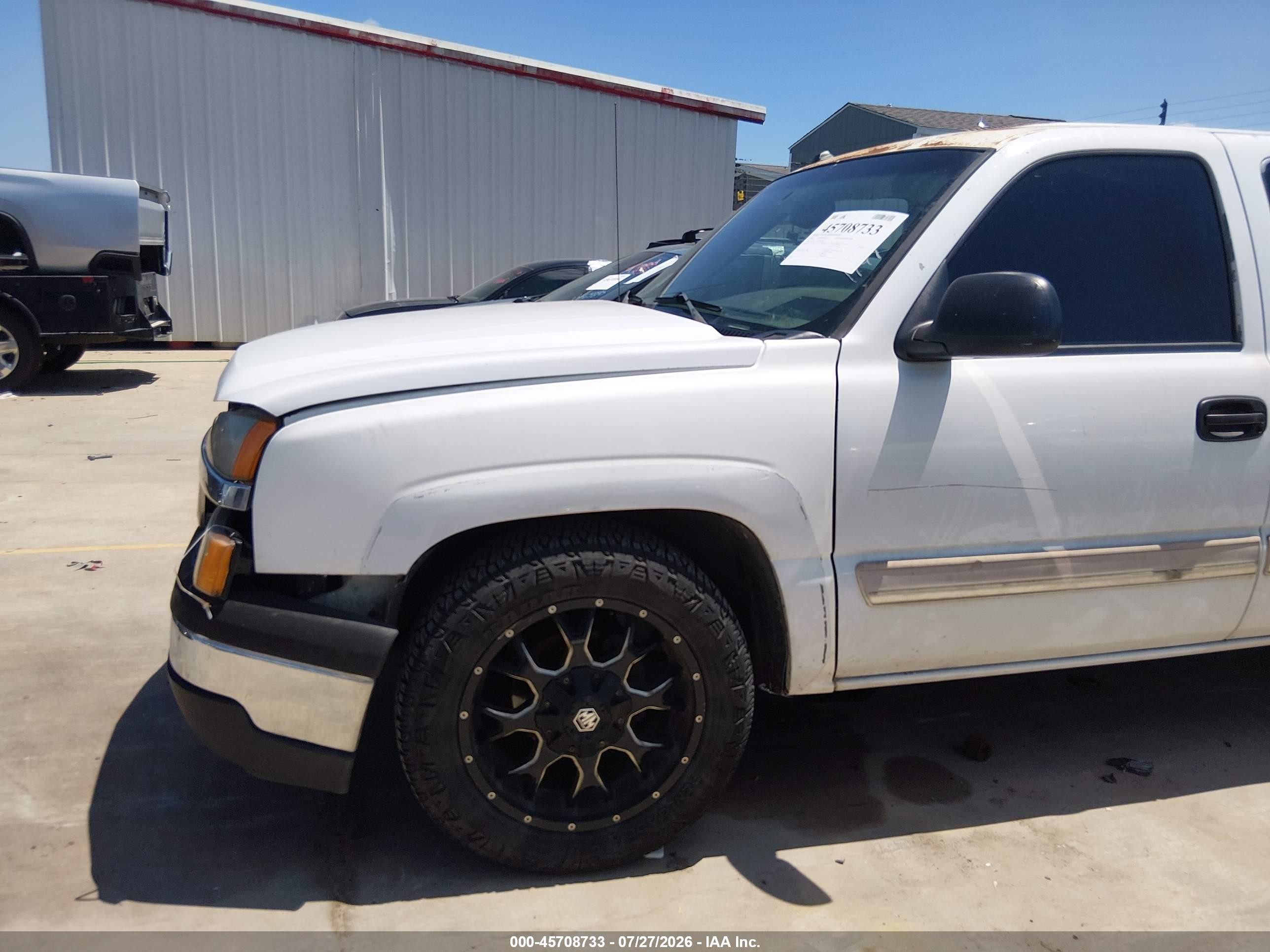 2004 Chevrolet Silverado 1500 Ls White vin: 2GCEC13T141401141