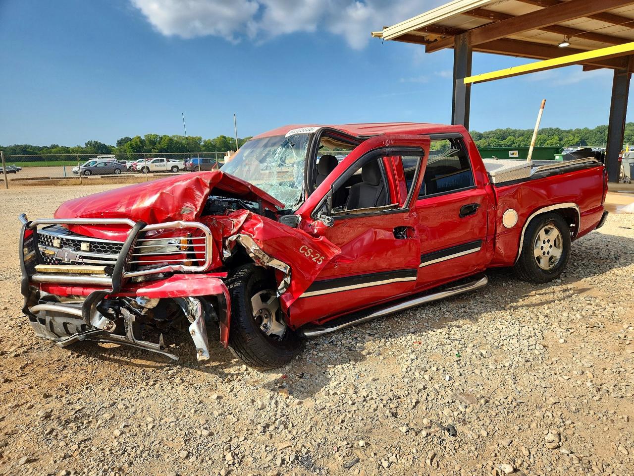 2006 Chevrolet Silverado C1500 Red vin: 2GCEC13T161172205