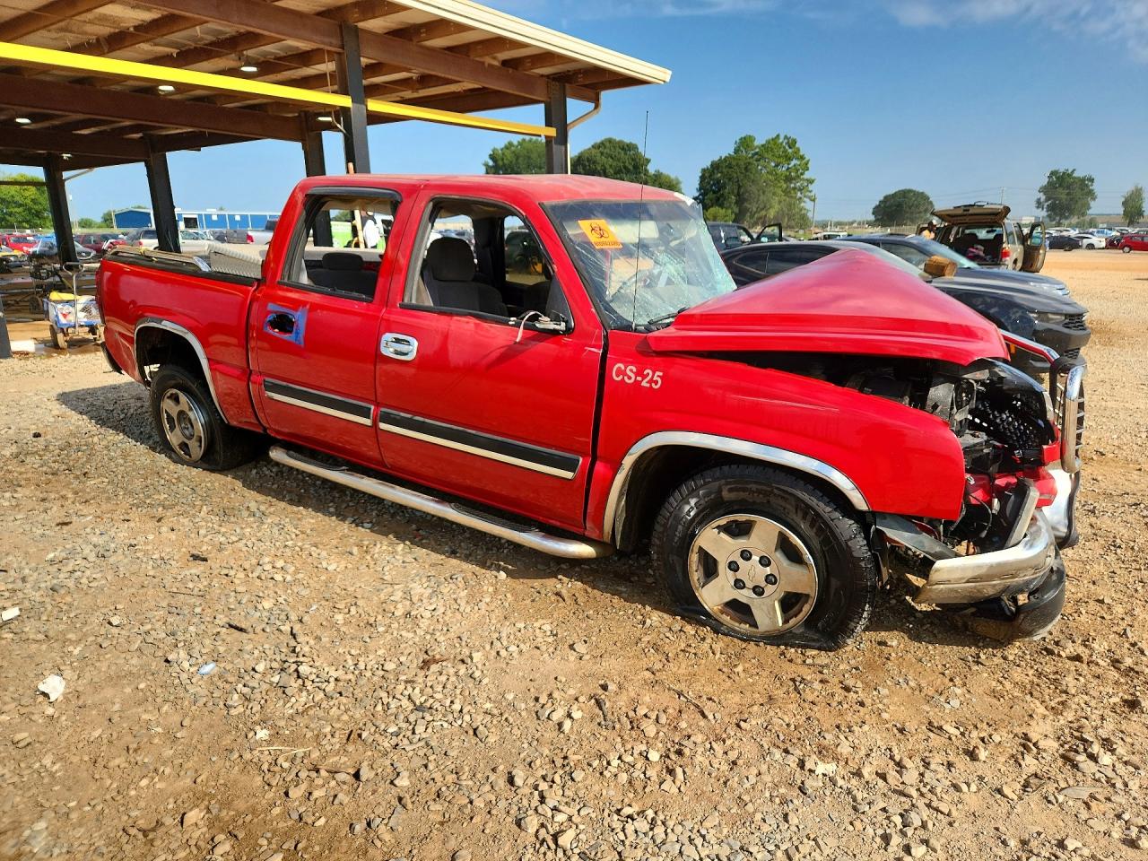 2006 Chevrolet Silverado C1500 Red vin: 2GCEC13T161172205