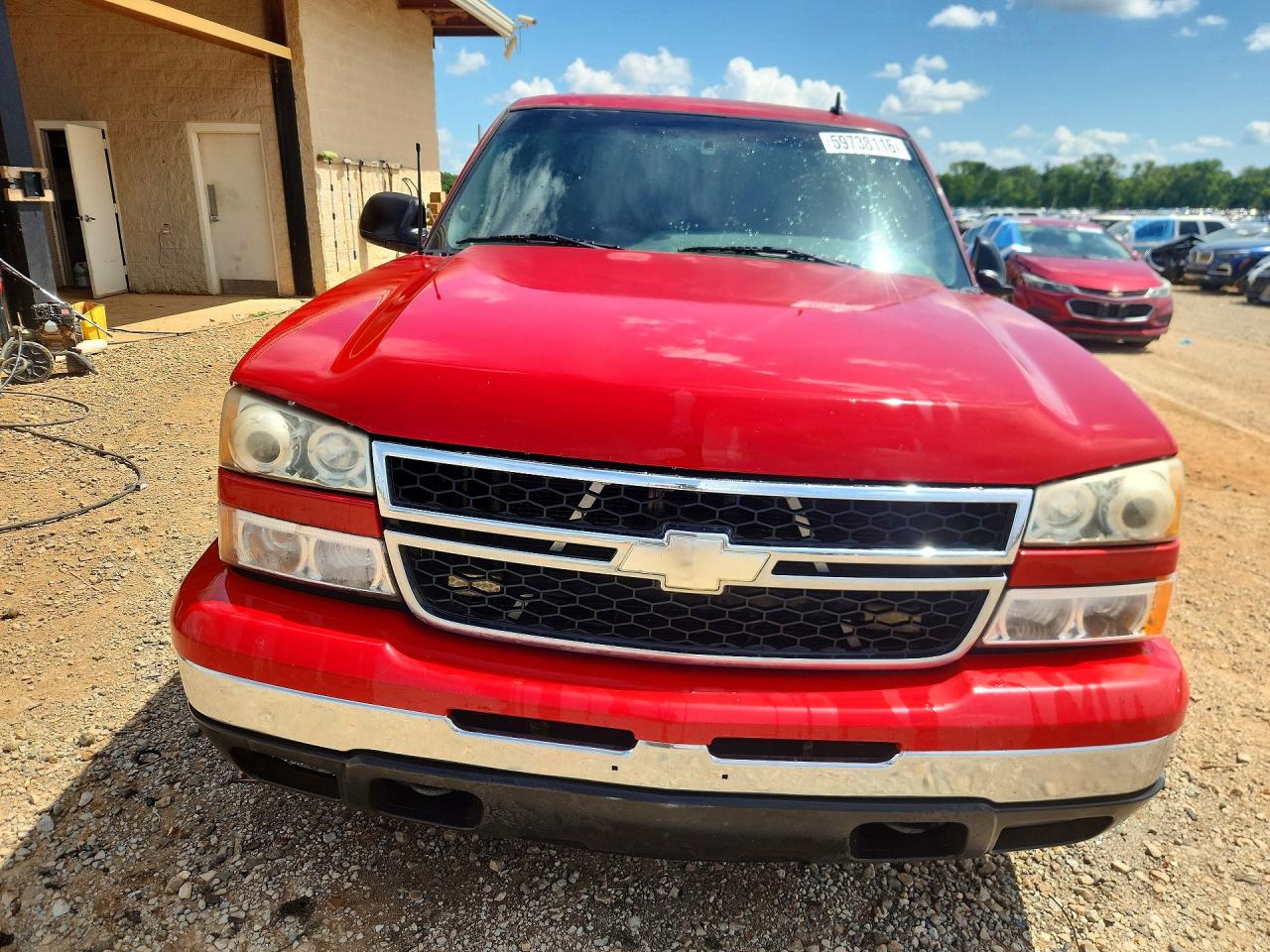 2006 Chevrolet Silverado C1500 Red vin: 2GCEC13T161174178