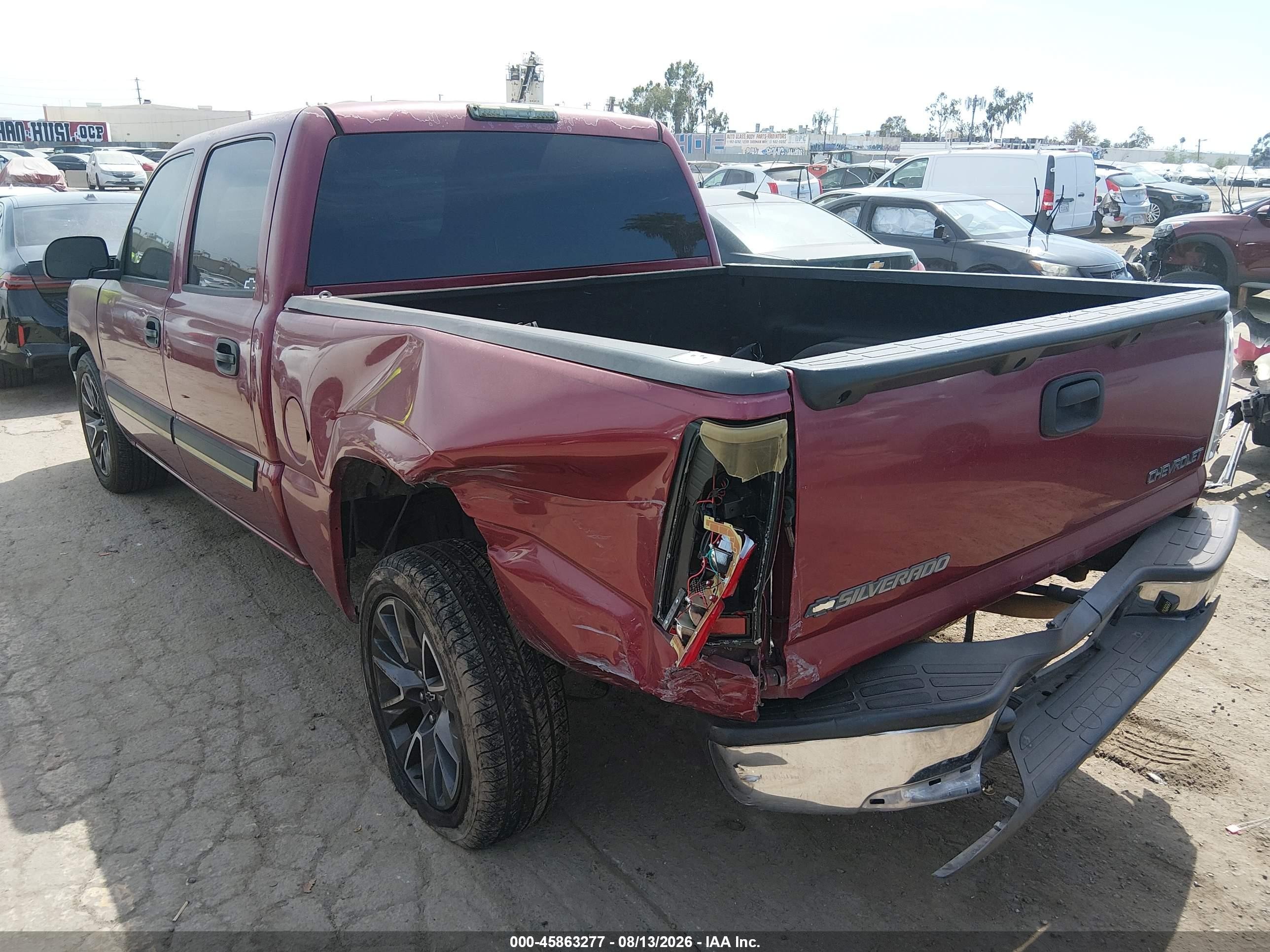 2004 Chevrolet Silverado 1500 Ls Burgundy vin: 2GCEC13T241411029