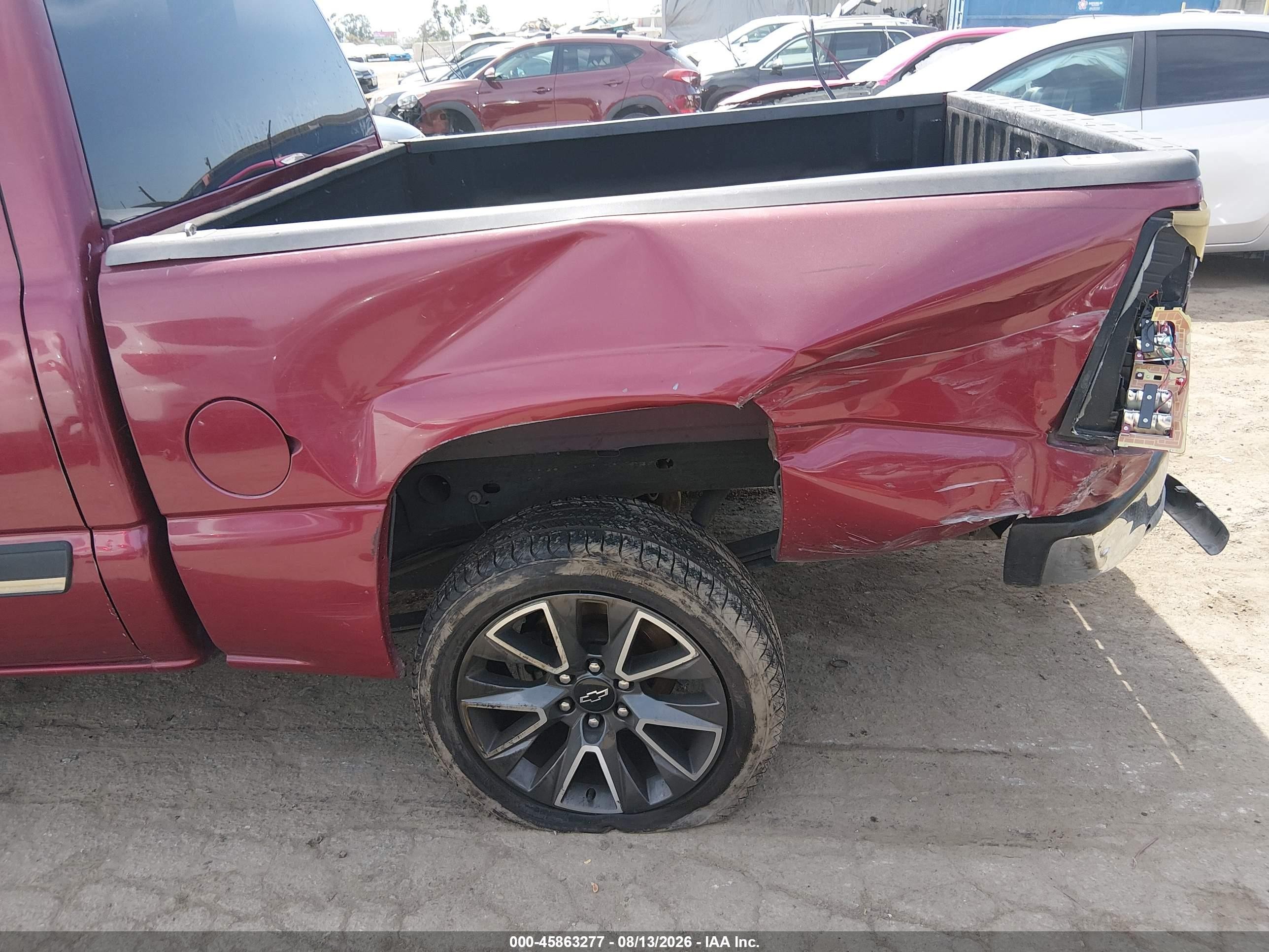 2004 Chevrolet Silverado 1500 Ls Burgundy vin: 2GCEC13T241411029