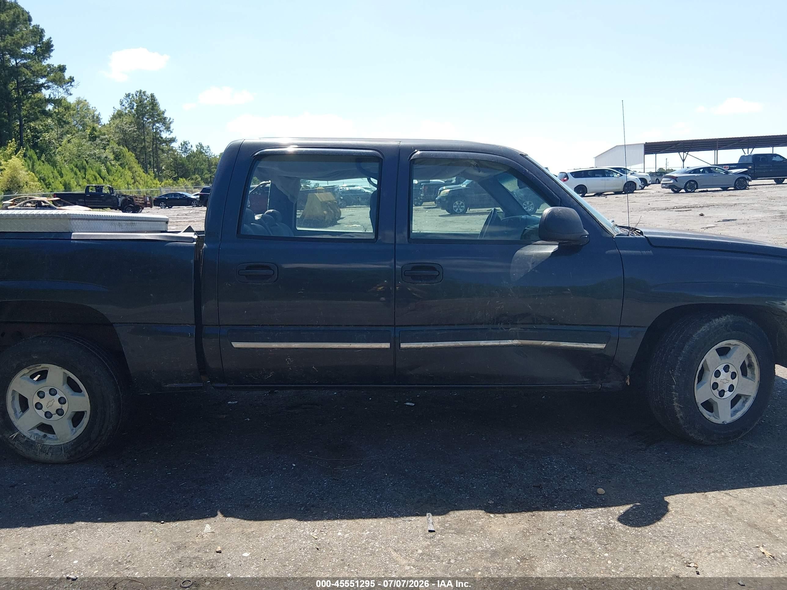 2005 Chevrolet Silverado 1500 Ls Black vin: 2GCEC13T251236119