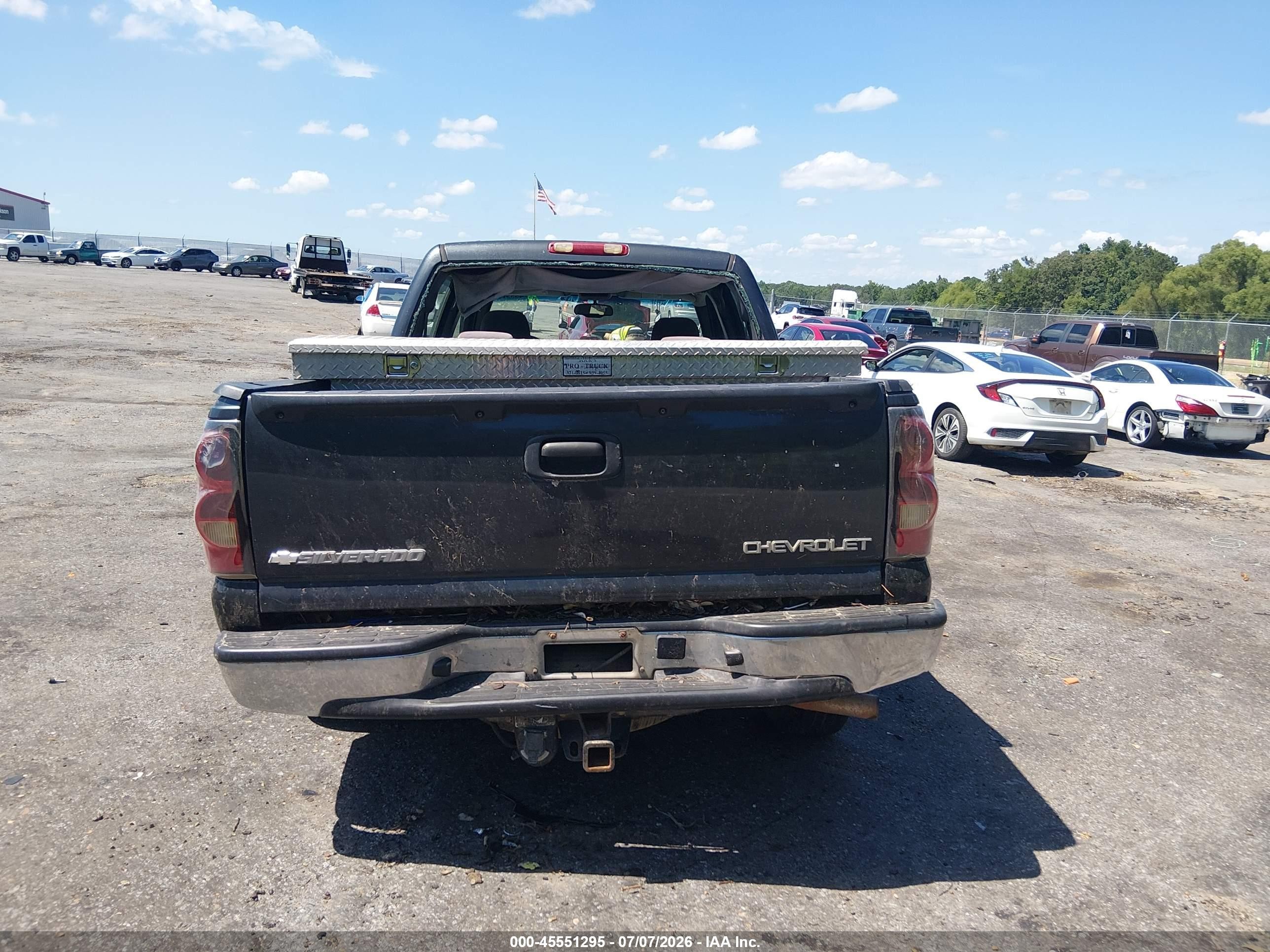 2005 Chevrolet Silverado 1500 Ls Black vin: 2GCEC13T251236119