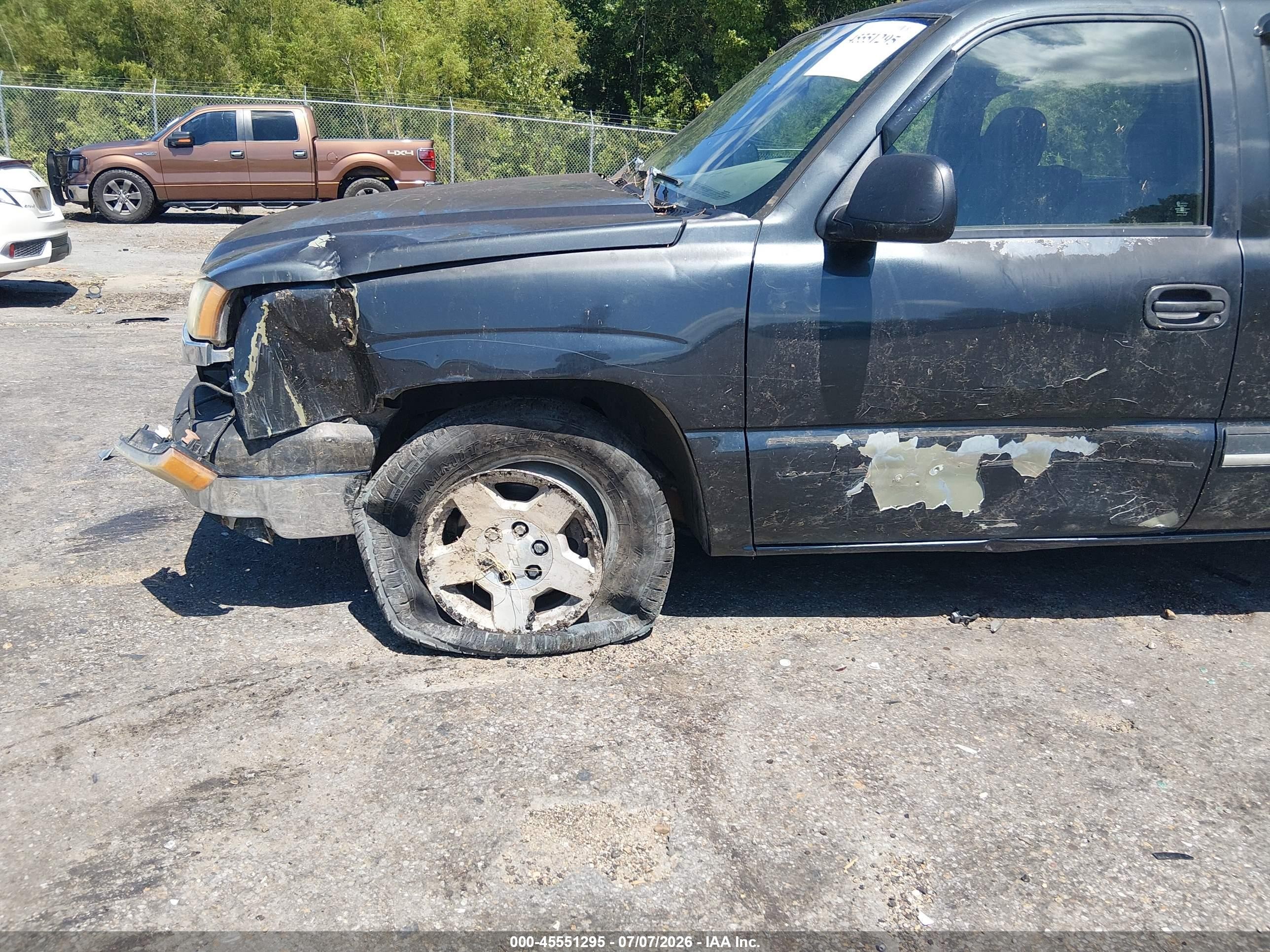 2005 Chevrolet Silverado 1500 Ls Black vin: 2GCEC13T251236119